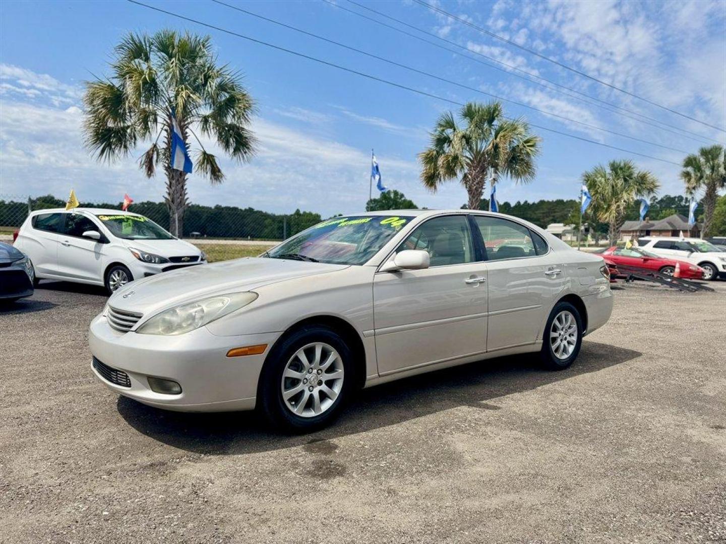 2004 Grey /Grey Lexus ES 330 (JTHBA30G440) with an 3.3l V6 MPI Dohc 3.3l engine, Automatic transmission, located at 745 East Steele Rd., West Columbia, SC, 29170, (803) 755-9148, 33.927212, -81.148483 - Special Internet Price! 2004 Lexus ES330 with AM/FM radio, Cruise control, Leather interior, Sunroof, Powered front seats, Powered door locks, Powered windows, Plus more! - Photo#0