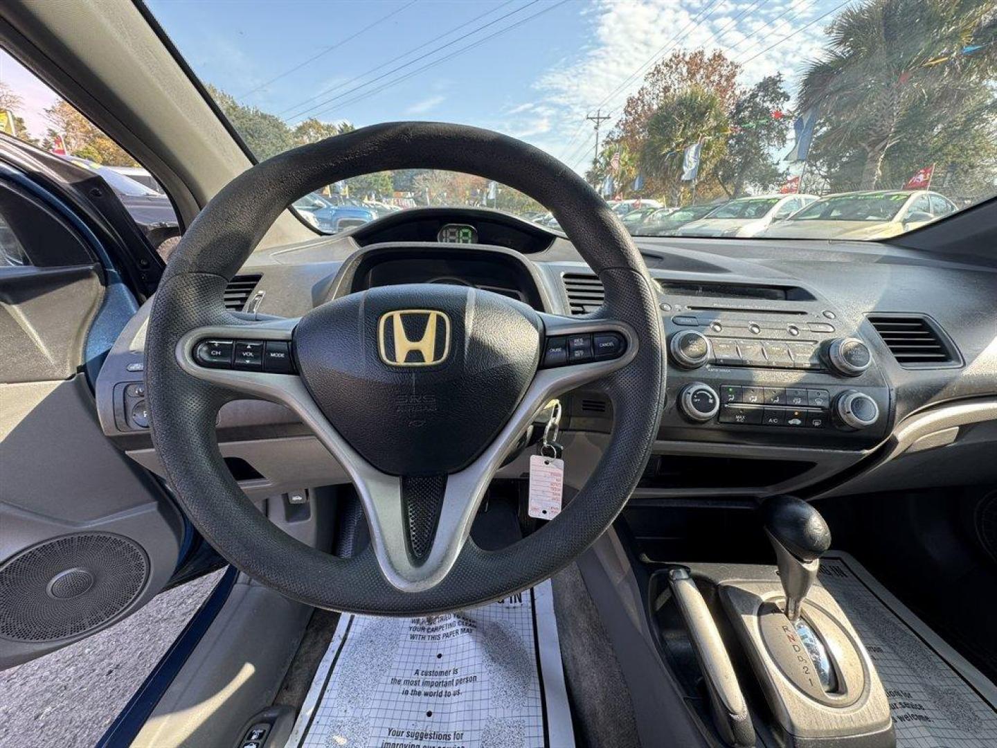 2006 Blue /Grey Honda Civic (2HGFG12836H) with an 1.8l I-4 MPI Sohc 1.8l engine, Automatic transmission, located at 745 East Steele Rd., West Columbia, SC, 29170, (803) 755-9148, 33.927212, -81.148483 - Photo#7