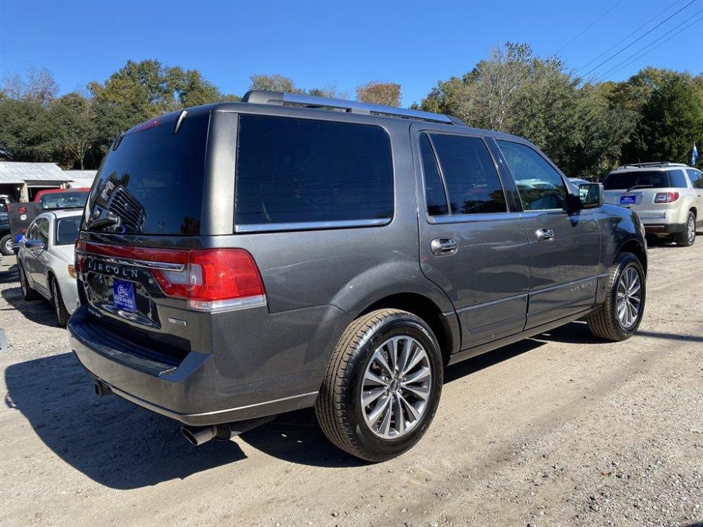 2015 Grey /Grey Lincoln Navigator (5LMJJ2HT2FE) with an 3.5l V6 DI T/C Ecoboost 3 engine, Automatic transmission, located at 745 East Steele Rd., West Columbia, SC, 29170, (803) 755-9148, 33.927212, -81.148483 - Special Internet Price! 2015 Lincoln Navigator with bluetooth, backup camera, sunroof, leather seats, navigation, push to start, 3rd row seating, 3rd row powered folding, powered liftgate, powered running board, powered front seats, heating and cooling front seats, cold a/c and hot heat! - Photo #2
