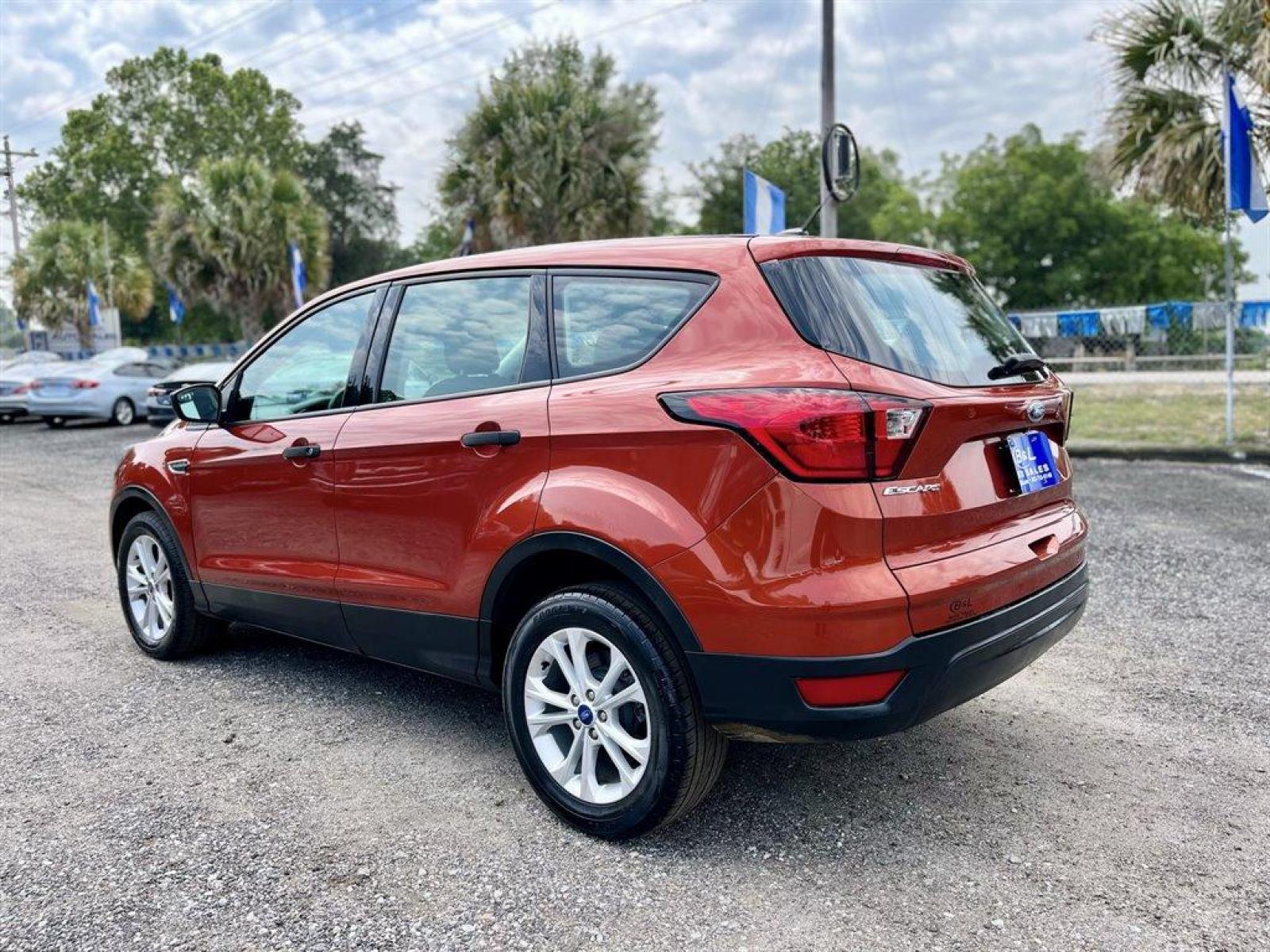 2019 Orange /Grey Ford Escape S FWD (1FMCU0F73KU) with an 2.5l I-4 Smpi Dohc 2.5l engine, Automatic transmission, located at 745 East Steele Rd., West Columbia, SC, 29170, (803) 755-9148, 33.927212, -81.148483 - Special Internet Price- 2019 Ford Escape has Bluetooth, Back Up Camera, AdvanceTrac w/Roll Stability Control, Radio w/Seek-Scan, Clock, Steering Wheel Controls and Radio Data System, Power Windows and Seats 5. - Photo #2