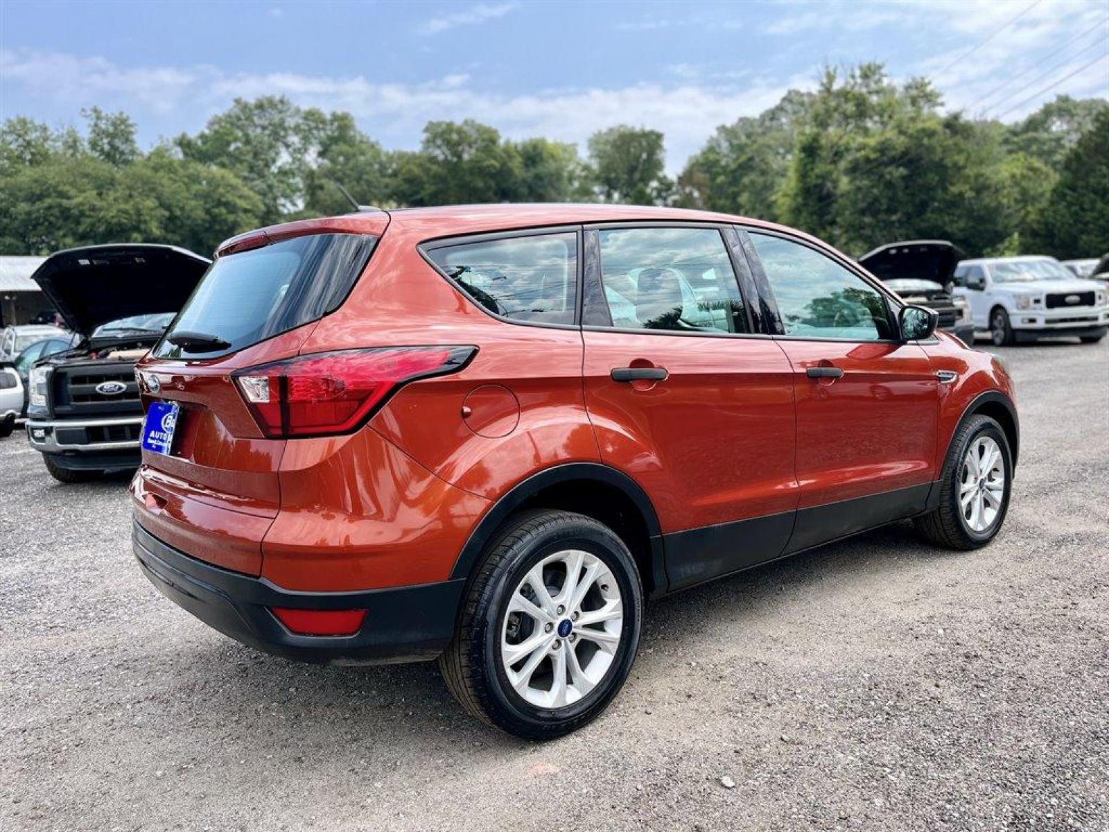 2019 Orange /Grey Ford Escape S FWD (1FMCU0F73KU) with an 2.5l I-4 Smpi Dohc 2.5l engine, Automatic transmission, located at 745 East Steele Rd., West Columbia, SC, 29170, (803) 755-9148, 33.927212, -81.148483 - Special Internet Price- 2019 Ford Escape has Bluetooth, Back Up Camera, AdvanceTrac w/Roll Stability Control, Radio w/Seek-Scan, Clock, Steering Wheel Controls and Radio Data System, Power Windows and Seats 5. - Photo #3