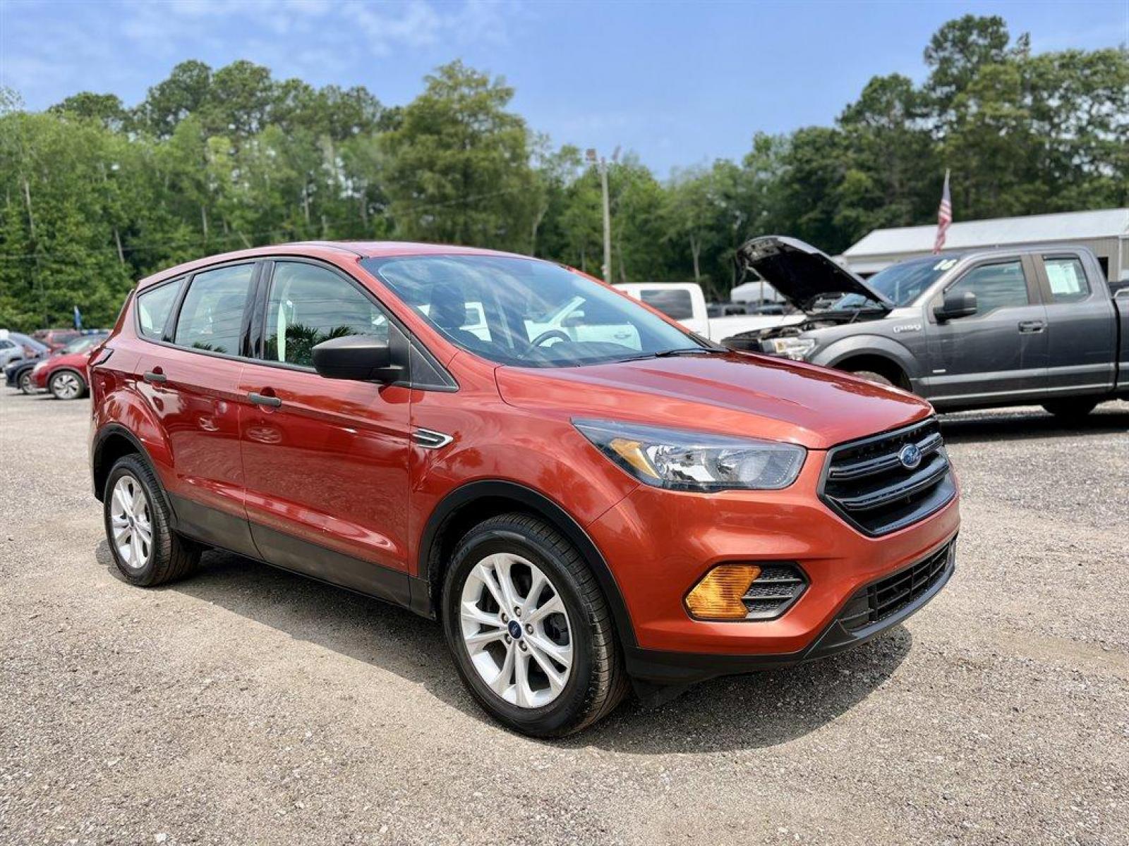2019 Orange /Grey Ford Escape S FWD (1FMCU0F73KU) with an 2.5l I-4 Smpi Dohc 2.5l engine, Automatic transmission, located at 745 East Steele Rd., West Columbia, SC, 29170, (803) 755-9148, 33.927212, -81.148483 - Special Internet Price- 2019 Ford Escape has Bluetooth, Back Up Camera, AdvanceTrac w/Roll Stability Control, Radio w/Seek-Scan, Clock, Steering Wheel Controls and Radio Data System, Power Windows and Seats 5. - Photo #4