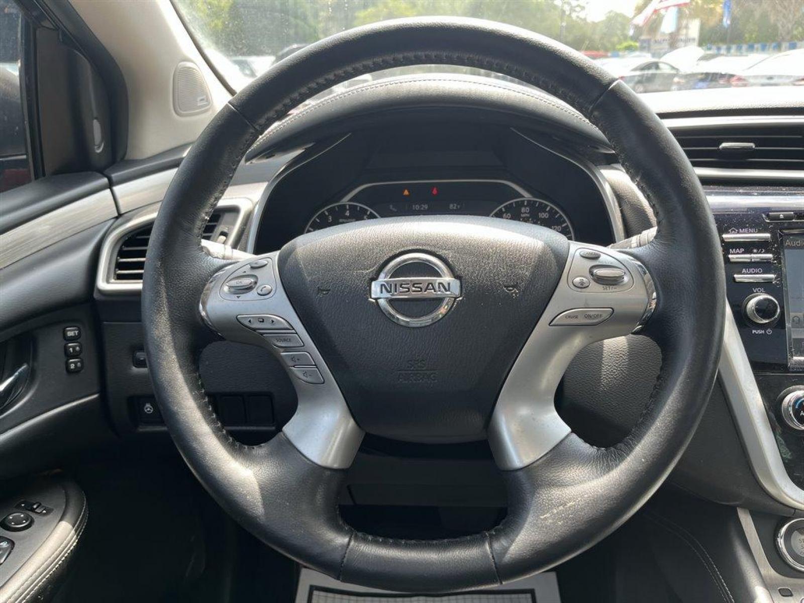 2018 Red /Black Nissan Murano Platinum (5N1AZ2MG2JN) with an 3.5l V6 DI Dohc Cvtcs 3.5 engine, Automatic transmission, located at 745 East Steele Rd., West Columbia, SC, 29170, (803) 755-9148, 33.927212, -81.148483 - Special Internet Price-2018 Nissan Murano With Trial Subscription To SiriusXM, Panoramic Sunroof, Leather Interior, Push Start Ignition, Navigation, Bose Audio System w/11 Speakers Plus Dual Subwoofer, Driver's Seat Position Memory, 60-40 Folding Split-Bench Front Facing Manual Reclining Fold Forwar - Photo #6