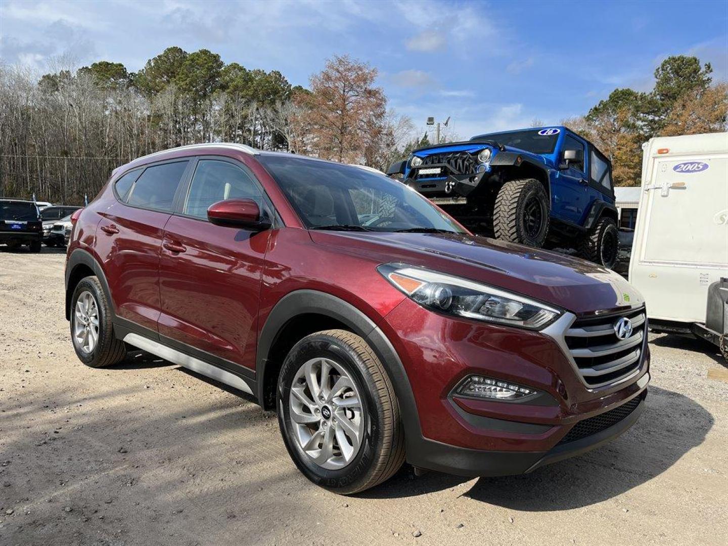 2018 Burgandy /Cream Hyundai Tucson SE AWD (KM8J3CA42JU) with an 2.0l I-4 DI Dohc Cvvt 2.0 engine, Automatic transmission, located at 745 East Steele Rd., West Columbia, SC, 29170, (803) 755-9148, 33.927212, -81.148483 - Special Internet Price-2018 Hyundai Tucson Has Trial Subscription to SiriusXM, Back Up Camera, Power Front Seats, Bluetooth, 8 LCD Color Touchscreen, Cruise Control, Blind Spot Detection (BSD) with Lane Change Assist (LCA) Blind Spot, Plus More! - Photo#3