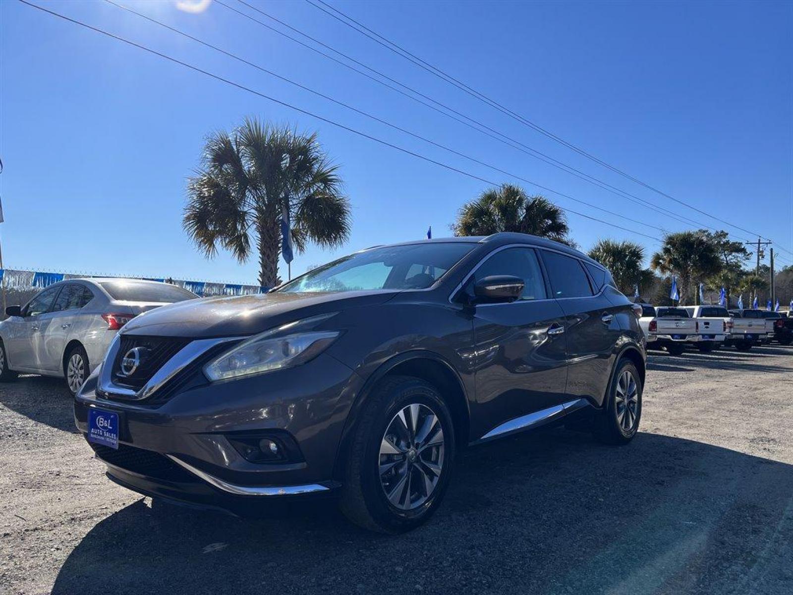2015 Bronze /Black Nissan Murano SL (5N1AZ2MG4FN) with an 3.5l V6 DI Dohc Cvtcs 3.5 engine, Automatic transmission, located at 745 East Steele Rd., West Columbia, SC, 29170, (803) 755-9148, 33.927212, -81.148483 - Special Internet Price-2015 Nissan Murano With Leather Interior, Satellite View, Bluetooth, 11 speaker Bose premium audio system, Back Up Camrea, Power Front Seats, Navigation, Cruise Control w/Steering Wheel Controls, Power Windows, 60-40 Folding Split-Bench Front Facing Manual Reclining Fold Forwa - Photo #0