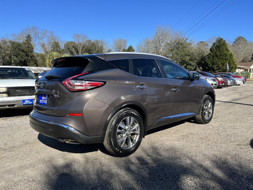 2015 Bronze /Black Nissan Murano (5N1AZ2MG4FN) with an 3.5l V6 DI Dohc Cvtcs 3.5 engine, Automatic transmission, located at 745 East Steele Rd., West Columbia, SC, 29170, (803) 755-9148, 33.927212, -81.148483 - Special Internet Price-2015 Nissan Murano has Leather Interior, Satellite View, Back Up Camrea, Power Front Seats, Navigation and Power Windows - Photo #2
