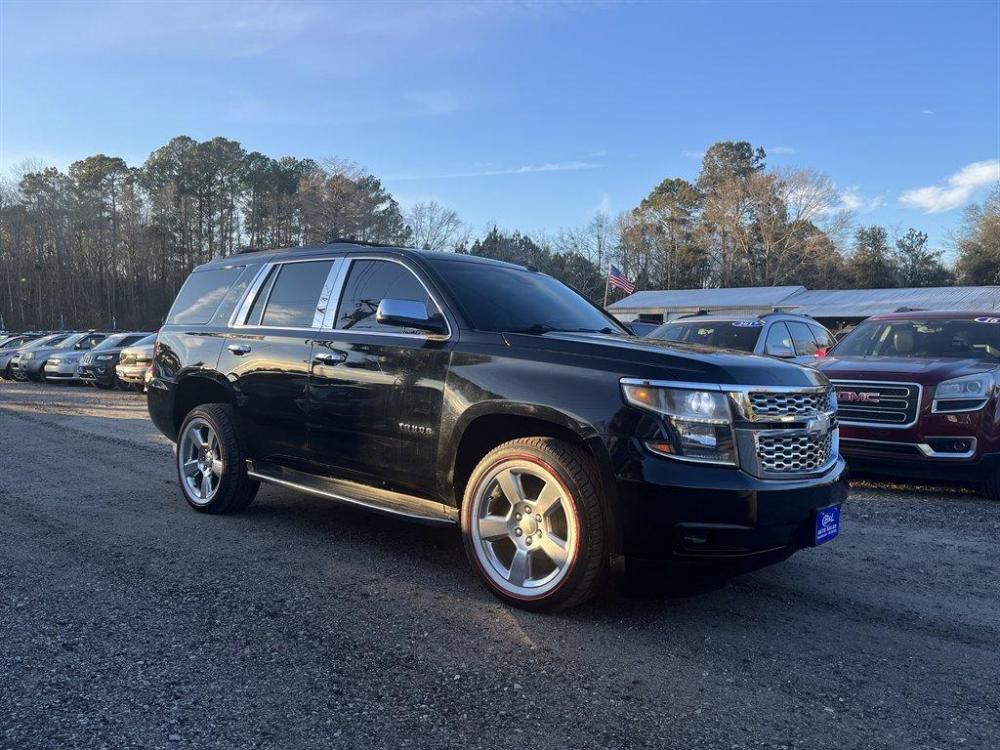 2015 Black /Black Chevrolet Tahoe (1GNSKBKC5FR) with an 5.3l V8 DI VVT Flex 5.3l engine, Automatic transmission, located at 745 East Steele Rd., West Columbia, SC, 29170, (803) 755-9148, 33.927212, -81.148483 - Special Internet Price-2015 Chevrolet Tahoe LT has Leather Interior, Heated Seats, 3rd Row Seating, Back Up Camera and Navigation - Photo #3