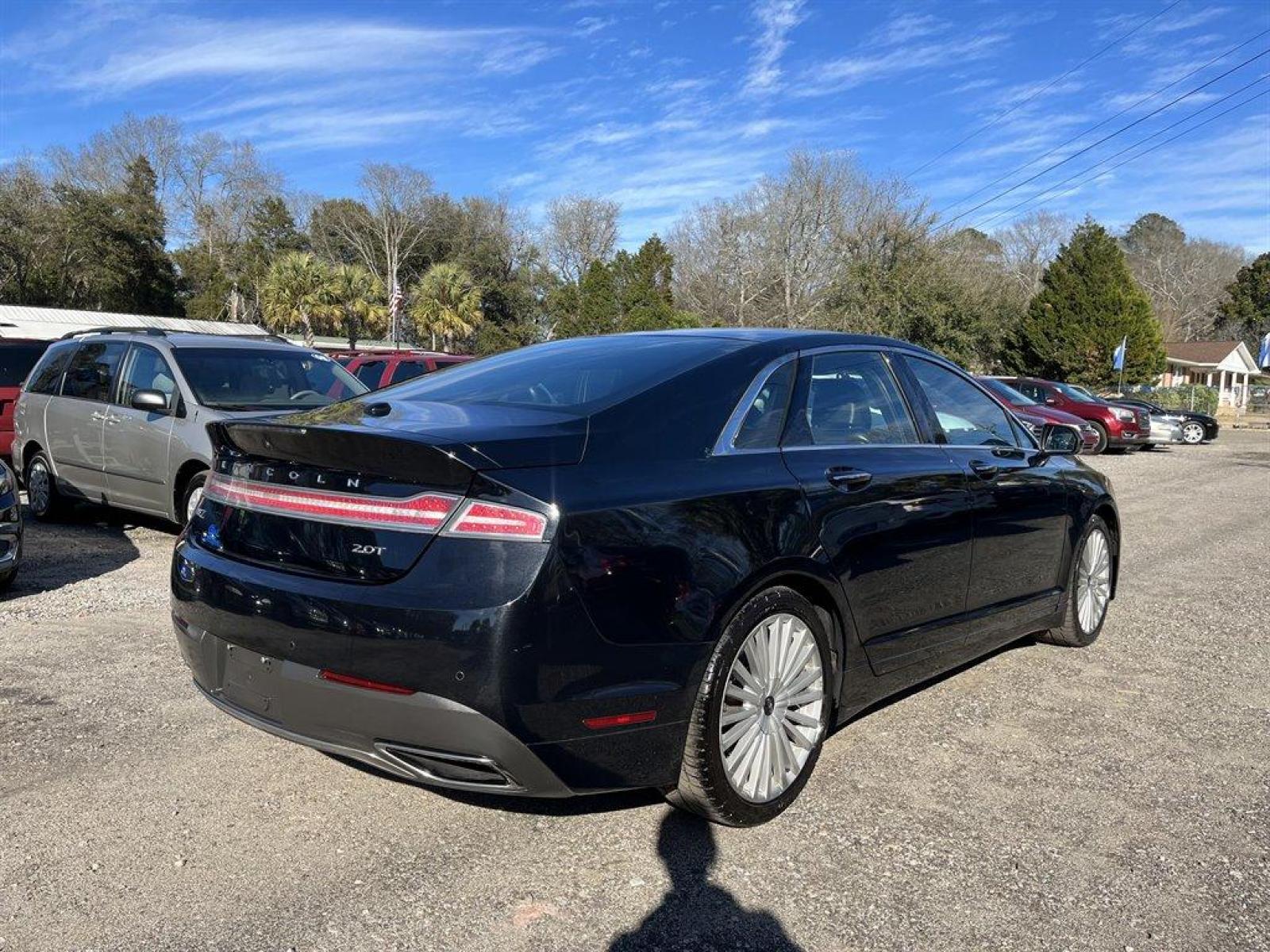 2017 Black /Black Lincoln MKZ Reserve FWD (3LN6L5E91HR) with an 2.0l I-4 DI T/C Ecoboost engine, Automatic transmission, located at 745 East Steele Rd., West Columbia, SC, 29170, (803) 755-9148, 33.927212, -81.148483 - Special Internet Price-2017 Lincoln MKZ has trial subscription to SiriusXM, Leather Interior, Bluetooth, 8 LCD capacitive touchscreen in center stack w/swipe and pinch-to-zoom capability, SYNC AppLink, Back Up Camera and Powered Front Seats, Cruise Control w/Steering Wheel Controls, Day-Night Auto-D - Photo #2