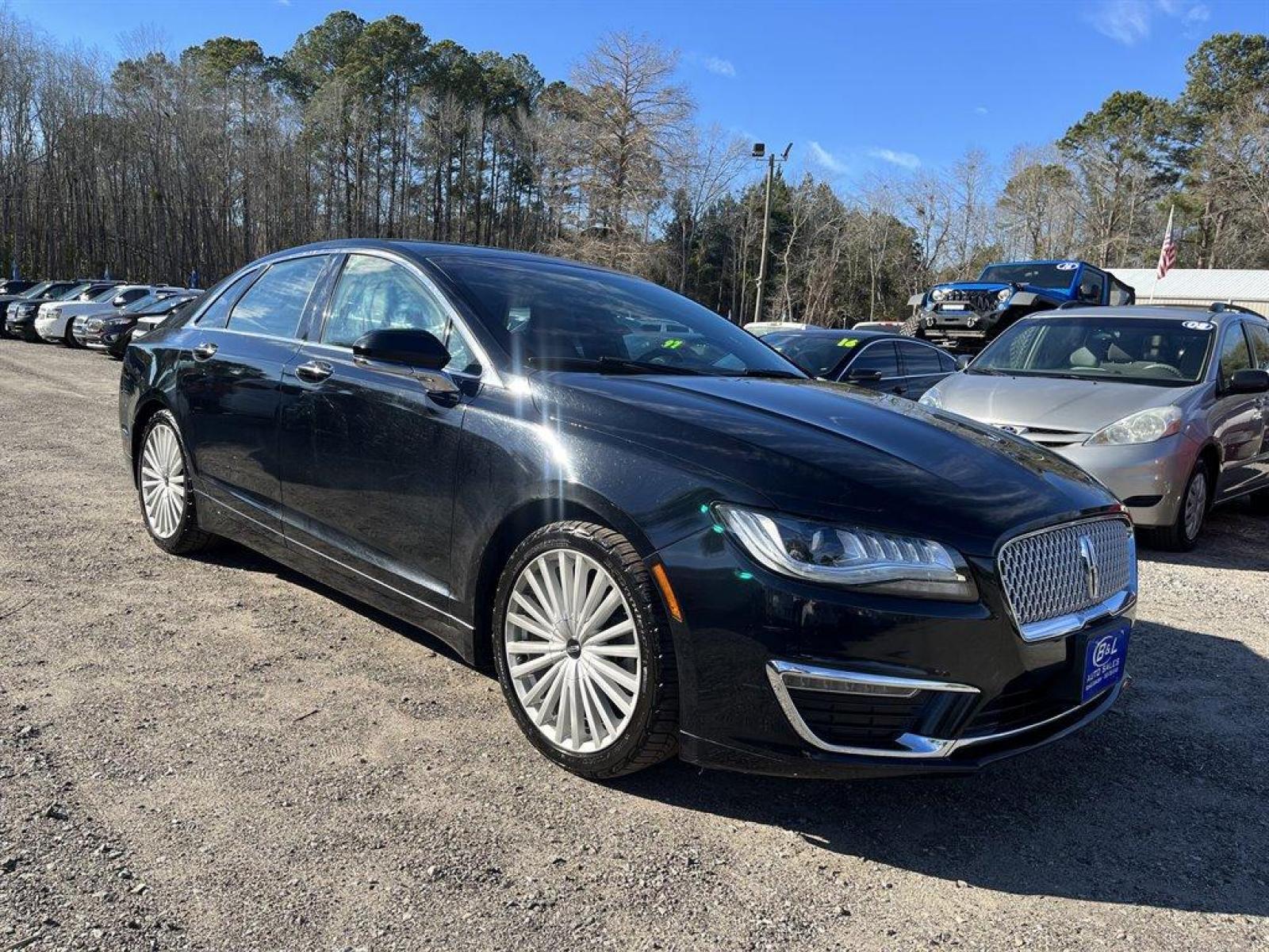 2017 Black /Black Lincoln MKZ Reserve FWD (3LN6L5E91HR) with an 2.0l I-4 DI T/C Ecoboost engine, Automatic transmission, located at 745 East Steele Rd., West Columbia, SC, 29170, (803) 755-9148, 33.927212, -81.148483 - Special Internet Price-2017 Lincoln MKZ has trial subscription to SiriusXM, Leather Interior, Bluetooth, 8 LCD capacitive touchscreen in center stack w/swipe and pinch-to-zoom capability, SYNC AppLink, Back Up Camera and Powered Front Seats, Cruise Control w/Steering Wheel Controls, Day-Night Auto-D - Photo #3