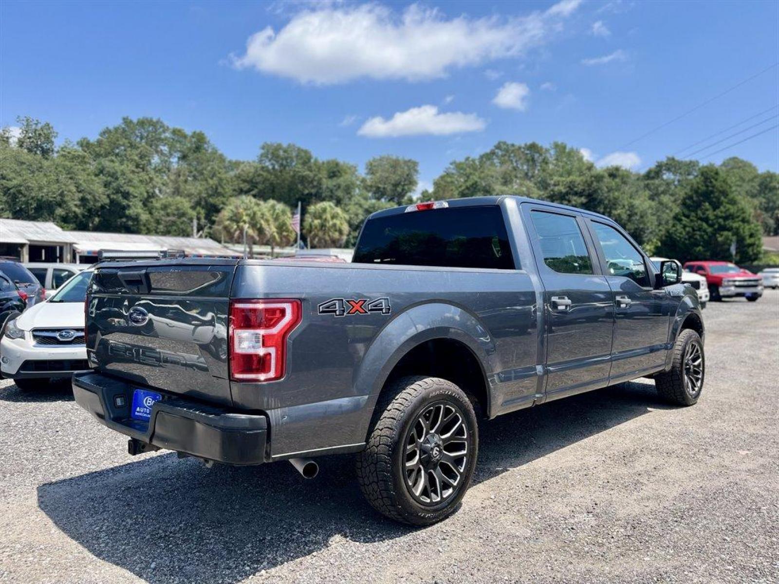 2018 Grey /Grey Ford F150 XL SuperCrew 6.5-ft. Bed 4WD (1FTFW1E55JF) with an 5.0l V8 Smpi Dohc Flex 5. engine, Automatic transmission, located at 745 East Steele Rd., West Columbia, SC, 29170, (803) 755-9148, 33.927212, -81.148483 - Special Internet Price-2018 Ford F-150 XL with Bluetooth, AM/FM Stereo, Backup camera, Cruise control, Leather interior, 40/20/40 Front Seat, Rear 60-40 Folding Split-Bench, Manual Air Conditioning, Remote Keyless Entry, 3 12V DC Power Outlets, Powered windows, Powered door locks, Plus More! - Photo #2