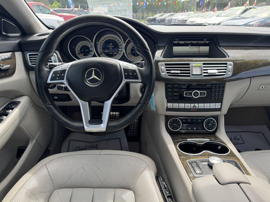 2014 Bronze /Grey Mercedes-Benz CLS Class CLS550 (WDDLJ7DB5EA) with an 4.7l V8 DI Dohc 2-T/C 4.7 engine, Automatic transmission, located at 745 East Steele Rd., West Columbia, SC, 29170, (803) 755-9148, 33.927212, -81.148483 - Special Internet Price-2014 Mercedes-Benz CLS has trial subscription to SiriusXM, Back Up Camera, Navigation, Dual Climate Seating, Leather Interior, Sunroof, Cruise Control, Dual Zone Front And Rear Automatic Air Conditioning, Remote Keyless Entry, Plus More! - Photo#6