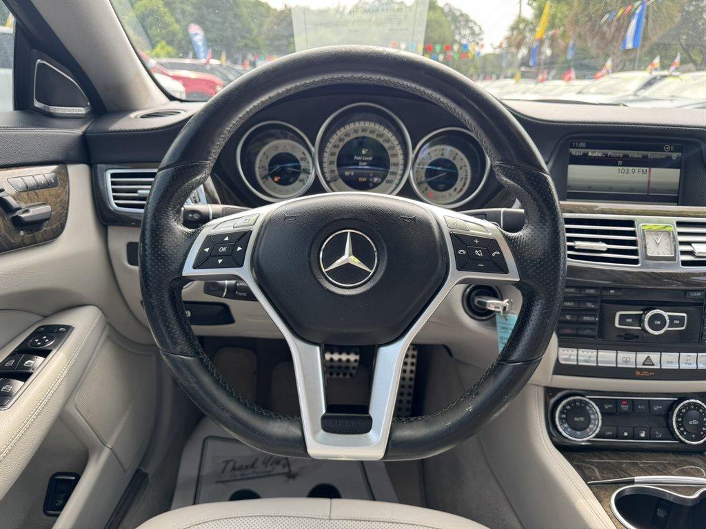 2014 Bronze /Grey Mercedes-Benz CLS Class CLS550 (WDDLJ7DB5EA) with an 4.7l V8 DI Dohc 2-T/C 4.7 engine, Automatic transmission, located at 745 East Steele Rd., West Columbia, SC, 29170, (803) 755-9148, 33.927212, -81.148483 - Special Internet Price-2014 Mercedes-Benz CLS has trial subscription to SiriusXM, Back Up Camera, Navigation, Dual Climate Seating, Leather Interior, Sunroof, Cruise Control, Dual Zone Front And Rear Automatic Air Conditioning, Remote Keyless Entry, Plus More! - Photo#7