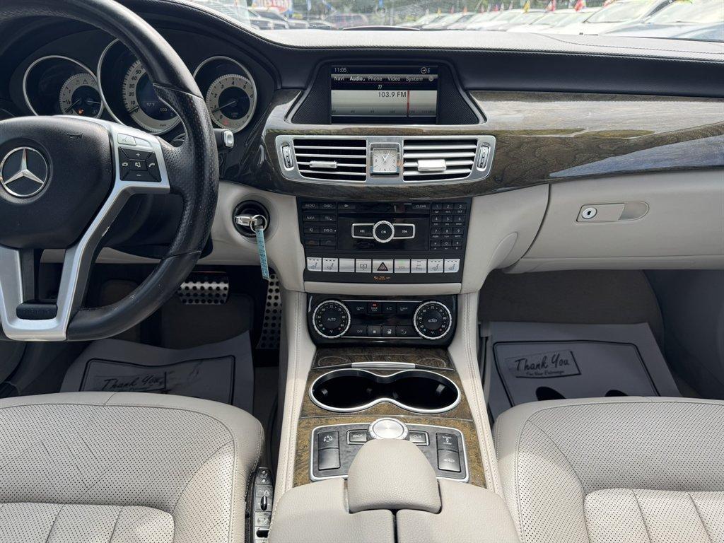 2014 Bronze /Grey Mercedes-Benz CLS Class CLS550 (WDDLJ7DB5EA) with an 4.7l V8 DI Dohc 2-T/C 4.7 engine, Automatic transmission, located at 745 East Steele Rd., West Columbia, SC, 29170, (803) 755-9148, 33.927212, -81.148483 - Special Internet Price-2014 Mercedes-Benz CLS has trial subscription to SiriusXM, Back Up Camera, Navigation, Dual Climate Seating, Leather Interior, Sunroof, Cruise Control, Dual Zone Front And Rear Automatic Air Conditioning, Remote Keyless Entry, Plus More! - Photo#11
