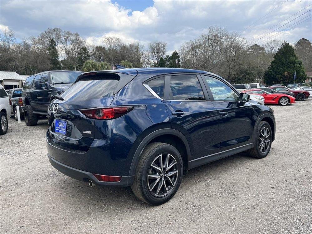 2018 Blue /Tan Mazda CX-5 (JM3KFACM7J0) with an 2.5l I-4 DI Dohc 2.5l engine, Automatic transmission, located at 745 East Steele Rd., West Columbia, SC, 29170, (803) 755-9148, 33.927212, -81.148483 - Special Internet Price! 2018 Mazda CX-5 with sunroof, leather seating, powered front seats, navigation, back up camera, plus more! - Photo #2