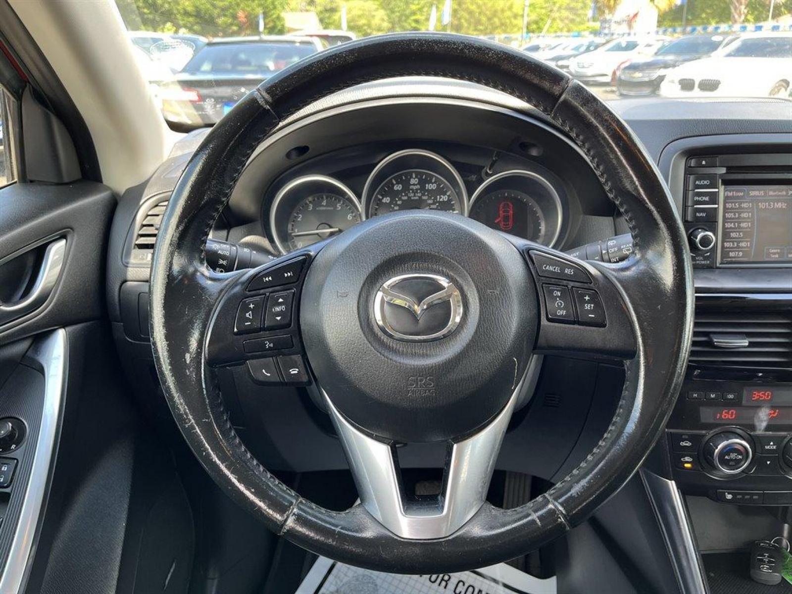 2015 Red /Black Mazda CX-5 (JM3KE4DY7F0) with an 2.5l I-4 DI Dohc 2.5l engine, Automatic transmission, located at 745 East Steele Rd., West Columbia, SC, 29170, (803) 755-9148, 33.927212, -81.148483 - Special Internet Price 2015 Mazda CX-5 has Sunroof, Bluetooth and Back Up Camera - Photo #5
