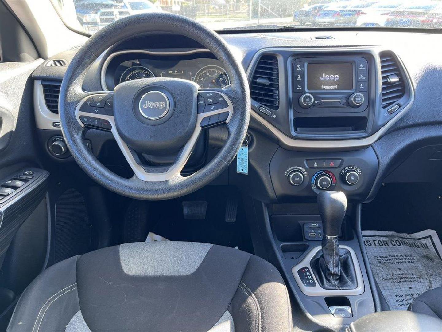 2014 Grey /Black Jeep Cherokee Sport FWD (1C4PJLAB1EW) with an 2.4l I-4 MPI Sohc 2.4l engine, Automatic transmission, located at 745 East Steele Rd., West Columbia, SC, 29170, (803) 755-9148, 33.927212, -81.148483 - Special Internet Price-2014 Jeep Cherokee With Bluetooth, Cloth Low-Back Bucket Seats, Cruise Control w/Steering Wheel Controls, Electronic Stability Control (ESC) And Roll Stability Control (RSC), Powered Windows, Plus More! - Photo#4