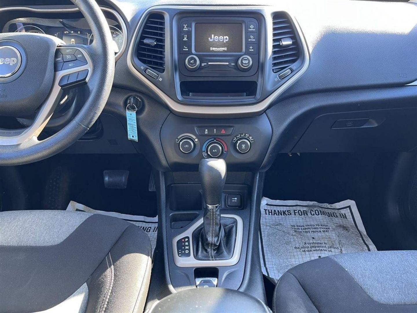 2014 Grey /Black Jeep Cherokee Sport FWD (1C4PJLAB1EW) with an 2.4l I-4 MPI Sohc 2.4l engine, Automatic transmission, located at 745 East Steele Rd., West Columbia, SC, 29170, (803) 755-9148, 33.927212, -81.148483 - Special Internet Price-2014 Jeep Cherokee With Bluetooth, Cloth Low-Back Bucket Seats, Cruise Control w/Steering Wheel Controls, Electronic Stability Control (ESC) And Roll Stability Control (RSC), Powered Windows, Plus More! - Photo#8