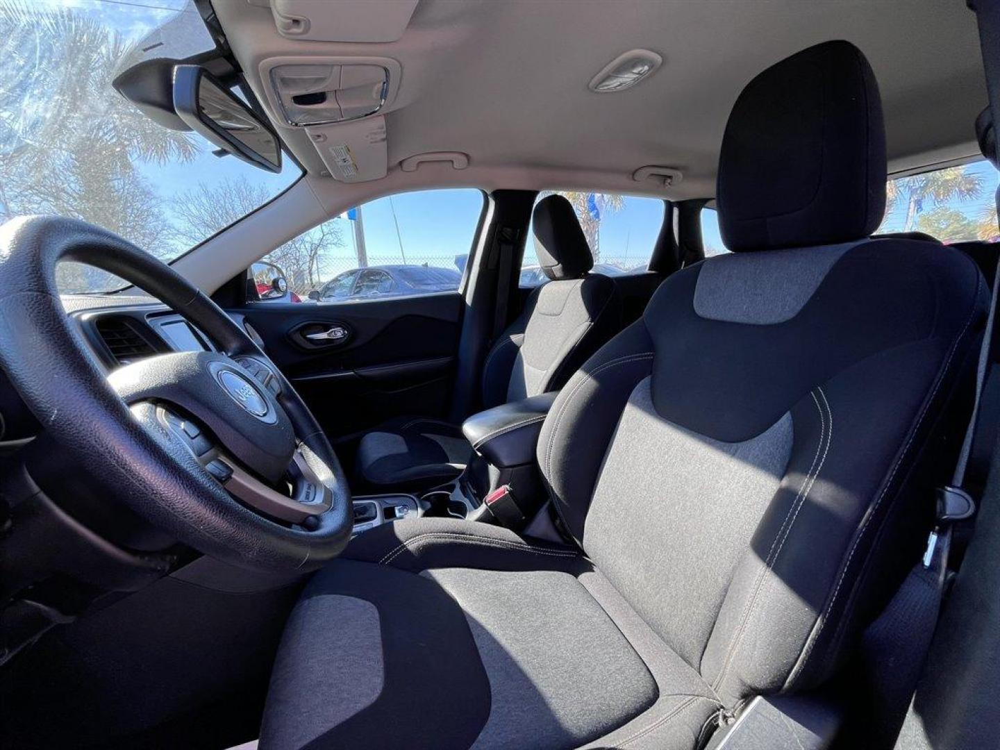 2014 Grey /Black Jeep Cherokee Sport FWD (1C4PJLAB1EW) with an 2.4l I-4 MPI Sohc 2.4l engine, Automatic transmission, located at 745 East Steele Rd., West Columbia, SC, 29170, (803) 755-9148, 33.927212, -81.148483 - Special Internet Price-2014 Jeep Cherokee With Bluetooth, Cloth Low-Back Bucket Seats, Cruise Control w/Steering Wheel Controls, Electronic Stability Control (ESC) And Roll Stability Control (RSC), Powered Windows, Plus More! - Photo#16