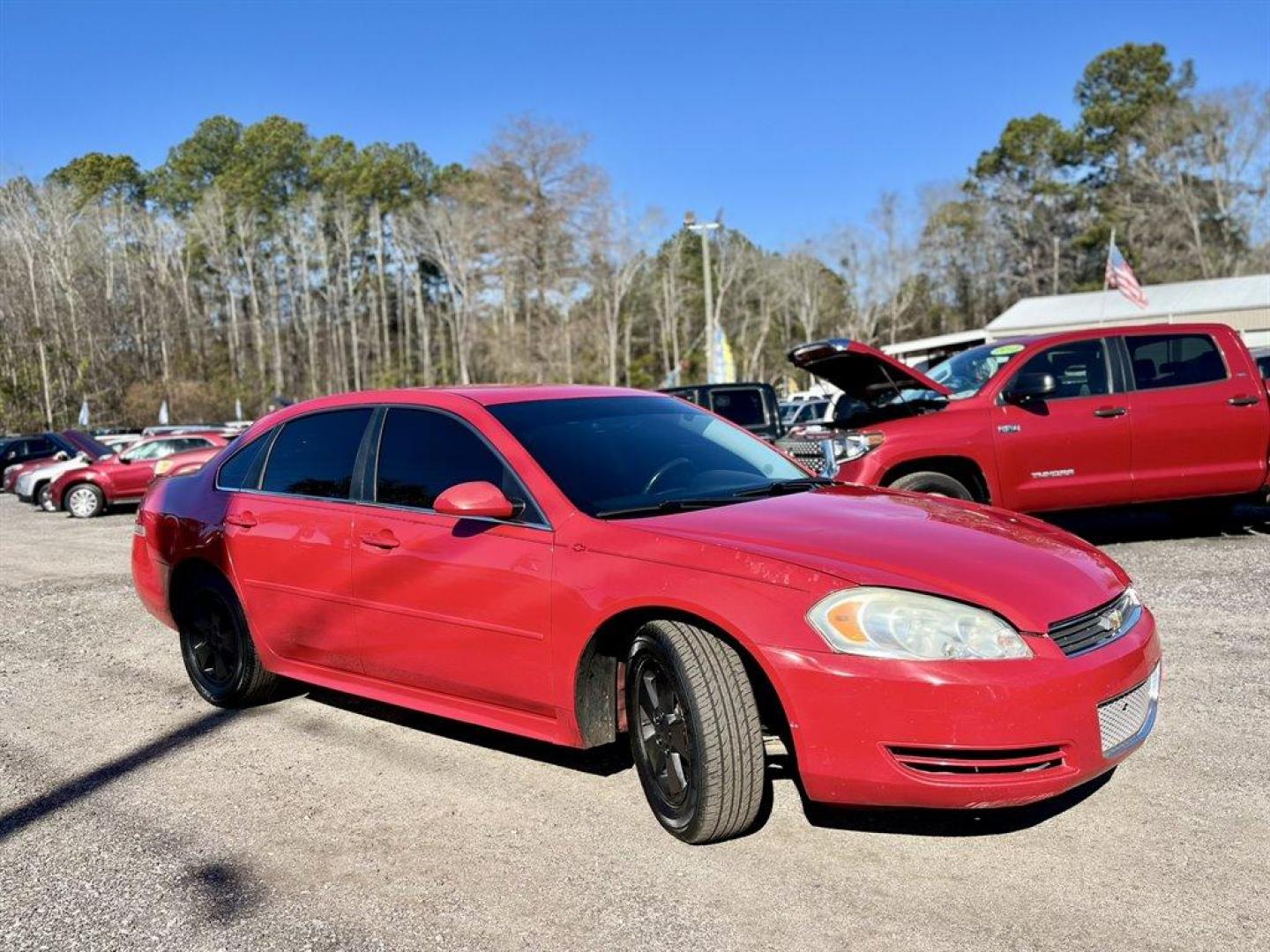 2010 Red /Black Chevrolet Impala (2G1WB5EK4A1) with an 3.5l V6 SFI Flex 3.5l engine, Automatic transmission, located at 745 East Steele Rd., West Columbia, SC, 29170, (803) 755-9148, 33.927212, -81.148483 - Special Internet Price! 2010 Chevrolet Impala with AM/FM stereo, Cruise control, Air conditioning, Powered driver seat, Cloth interior, Powered windows, Powered door locks, Plus more! - Photo#3