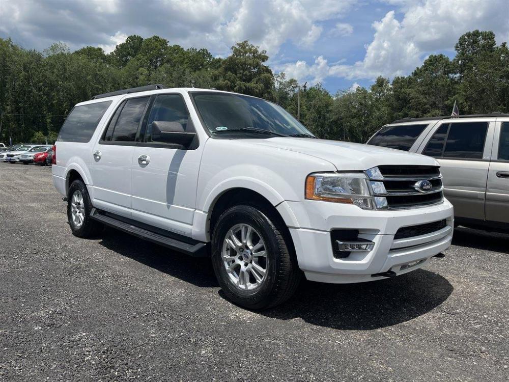 2015 White /Tan Ford Expedition EL (1FMJK1JT9FE) with an 3.5l V6 DI T/C Ecoboost 3 engine, Automatic transmission, located at 745 East Steele Rd., West Columbia, SC, 29170, (803) 755-9148, 33.927212, -81.148483 - Special Internet Price-2015 Ford Expedition EL has Climate Control Front Seats, 3rd Row Seating, Rear Climate Control, Back Up Camera, Bluetooth and 4X4 - Photo #3