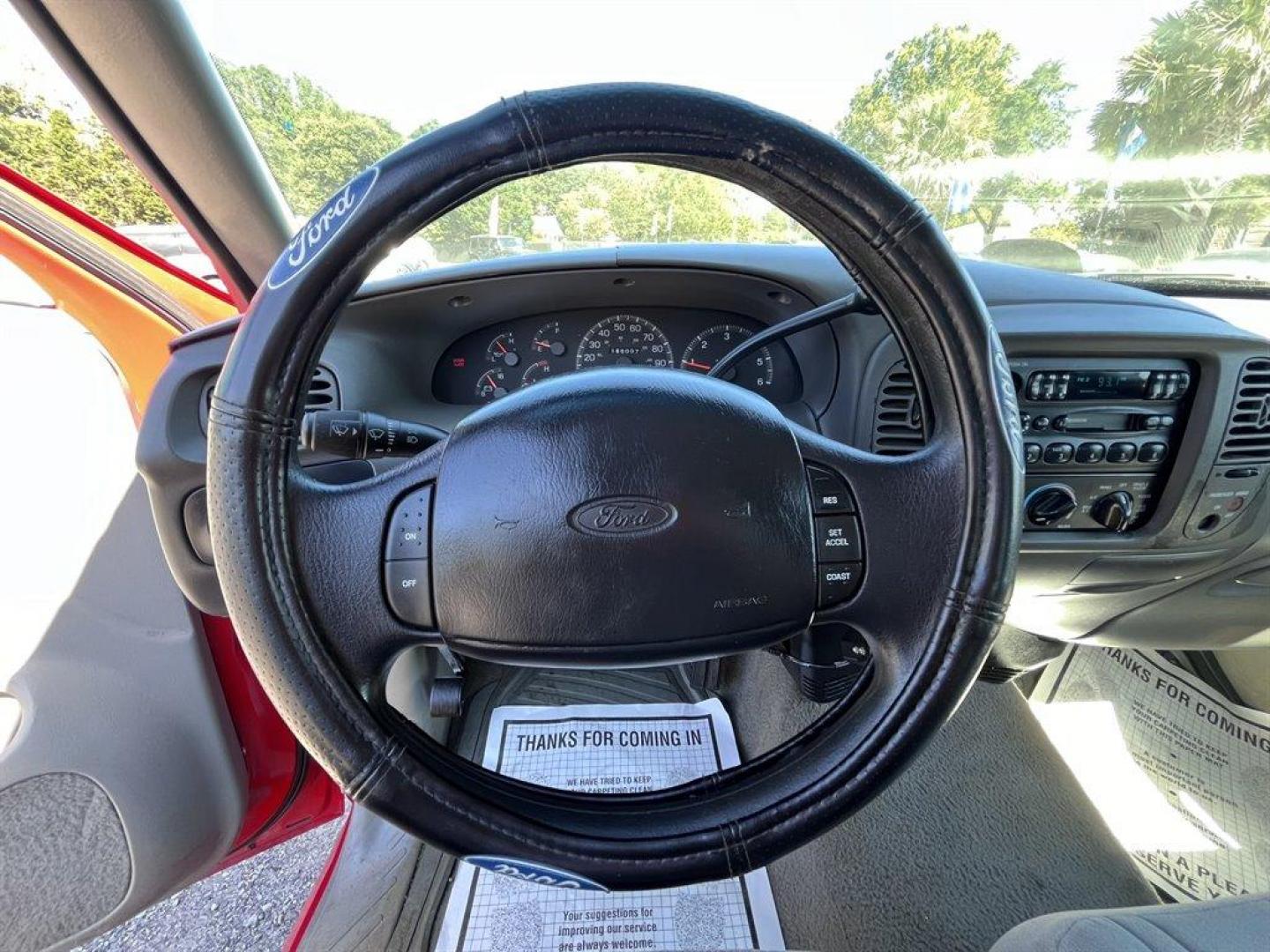 1998 Red /Grey Ford F150 (1FTZX1767WN) with an 4.6l V8 EFI Sohc 4.6l engine, Automatic transmission, located at 745 East Steele Rd., West Columbia, SC, 29170, (803) 755-9148, 33.927212, -81.148483 - Special Internet Price! 1998 Ford F150 Standard with AM/FM radio, Cruise control, Cloth interior, Rear bench seat, Powered windows, Powered door locks, Plus more! - Photo#6