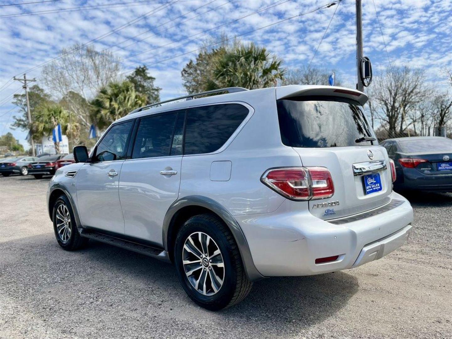 2018 Silver /Black Nissan Armada (JN8AY2ND2JX) with an 5.6l V8 MPI Dohc 5.6l engine, Automatic transmission, located at 745 East Steele Rd., West Columbia, SC, 29170, (803) 755-9148, 33.927212, -81.148483 - Special Internet Price-2018 Nissan Armada SL has Sunroof, Bluetooth, 3rd Row Seating and Dual Climate Control - Photo#1