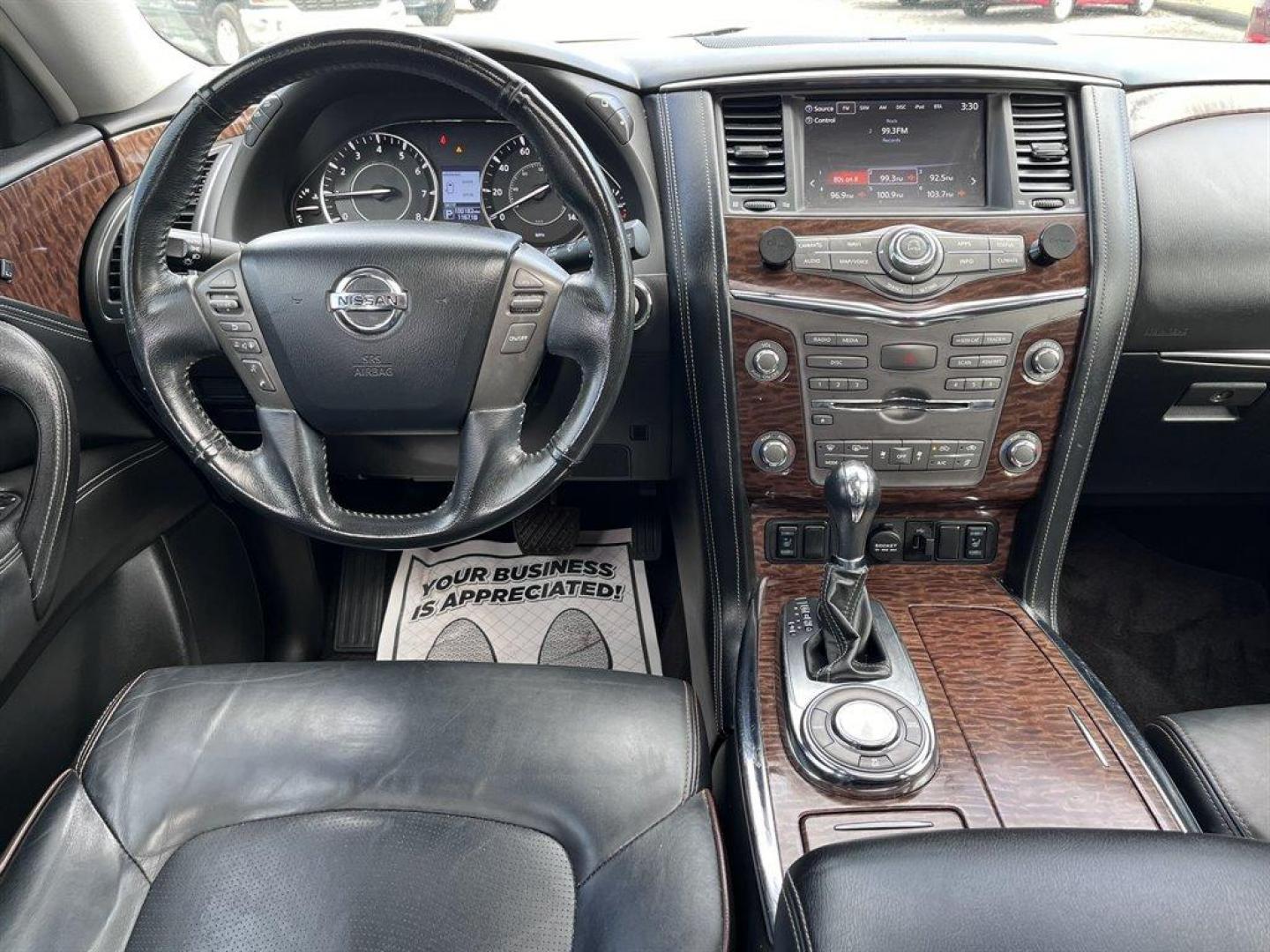 2018 Silver /Black Nissan Armada (JN8AY2ND2JX) with an 5.6l V8 MPI Dohc 5.6l engine, Automatic transmission, located at 745 East Steele Rd., West Columbia, SC, 29170, (803) 755-9148, 33.927212, -81.148483 - Special Internet Price-2018 Nissan Armada SL has Sunroof, Bluetooth, 3rd Row Seating and Dual Climate Control - Photo#5