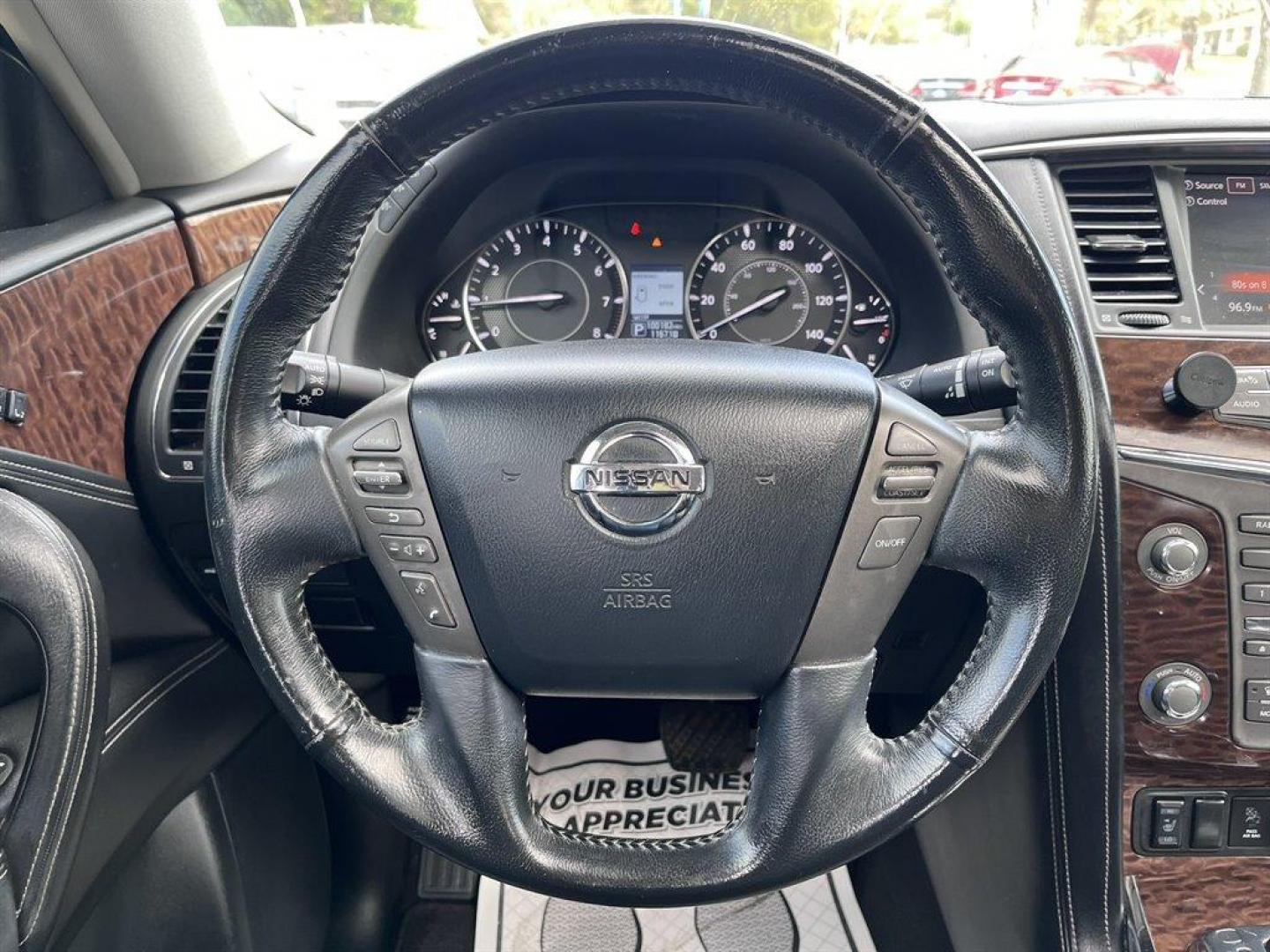 2018 Silver /Black Nissan Armada (JN8AY2ND2JX) with an 5.6l V8 MPI Dohc 5.6l engine, Automatic transmission, located at 745 East Steele Rd., West Columbia, SC, 29170, (803) 755-9148, 33.927212, -81.148483 - Special Internet Price-2018 Nissan Armada SL has Sunroof, Bluetooth, 3rd Row Seating and Dual Climate Control - Photo#6