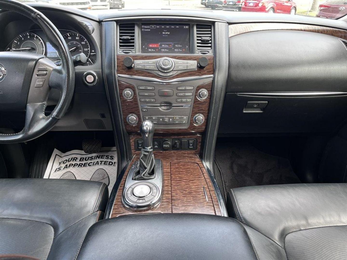 2018 Silver /Black Nissan Armada (JN8AY2ND2JX) with an 5.6l V8 MPI Dohc 5.6l engine, Automatic transmission, located at 745 East Steele Rd., West Columbia, SC, 29170, (803) 755-9148, 33.927212, -81.148483 - Special Internet Price-2018 Nissan Armada SL has Sunroof, Bluetooth, 3rd Row Seating and Dual Climate Control - Photo#10