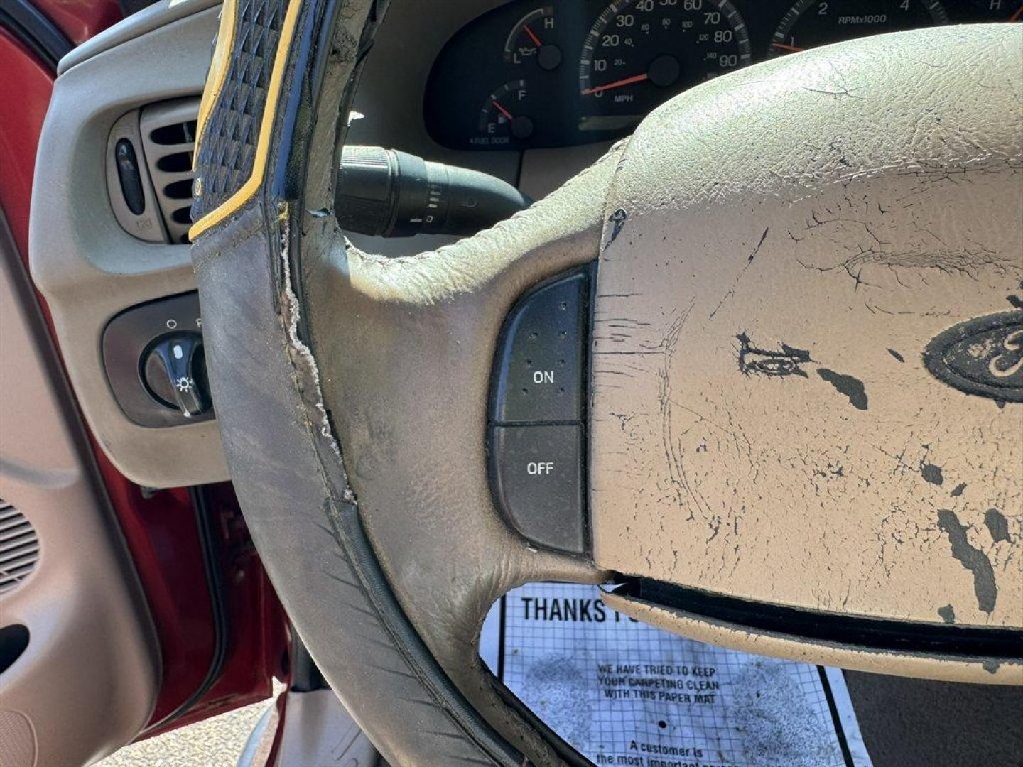 1999 Red /Tan Ford F150 (1FTRX18W0XN) with an 4.6l V8 EFI Sohc 4.6l engine, Automatic transmission, located at 745 East Steele Rd., West Columbia, SC, 29170, (803) 755-9148, 33.927212, -81.148483 - Special Internet Price! 1999 Ford F150 - Photo#8