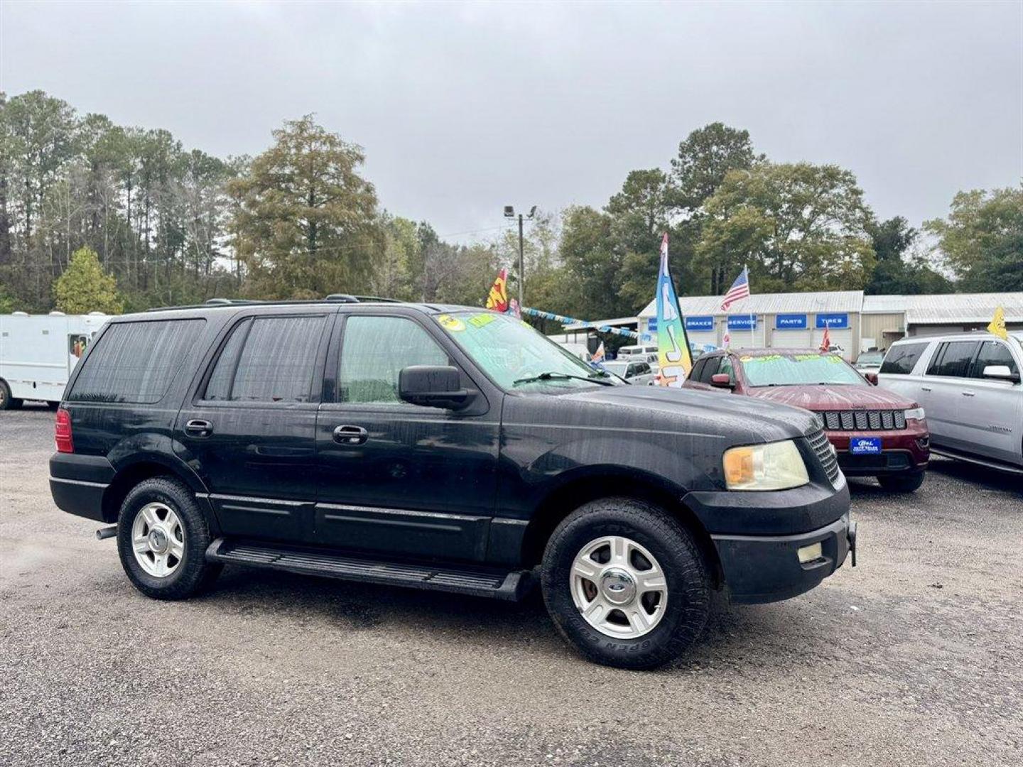 2003 Black /Tan Ford Expedition (1FMEU15W43L) with an 4.6l V8 EFI Sohc 4.6l engine, Automatic transmission, located at 745 East Steele Rd., West Columbia, SC, 29170, (803) 755-9148, 33.927212, -81.148483 - Special Internet Price! 2003 Ford Expedition XLT - Photo#2