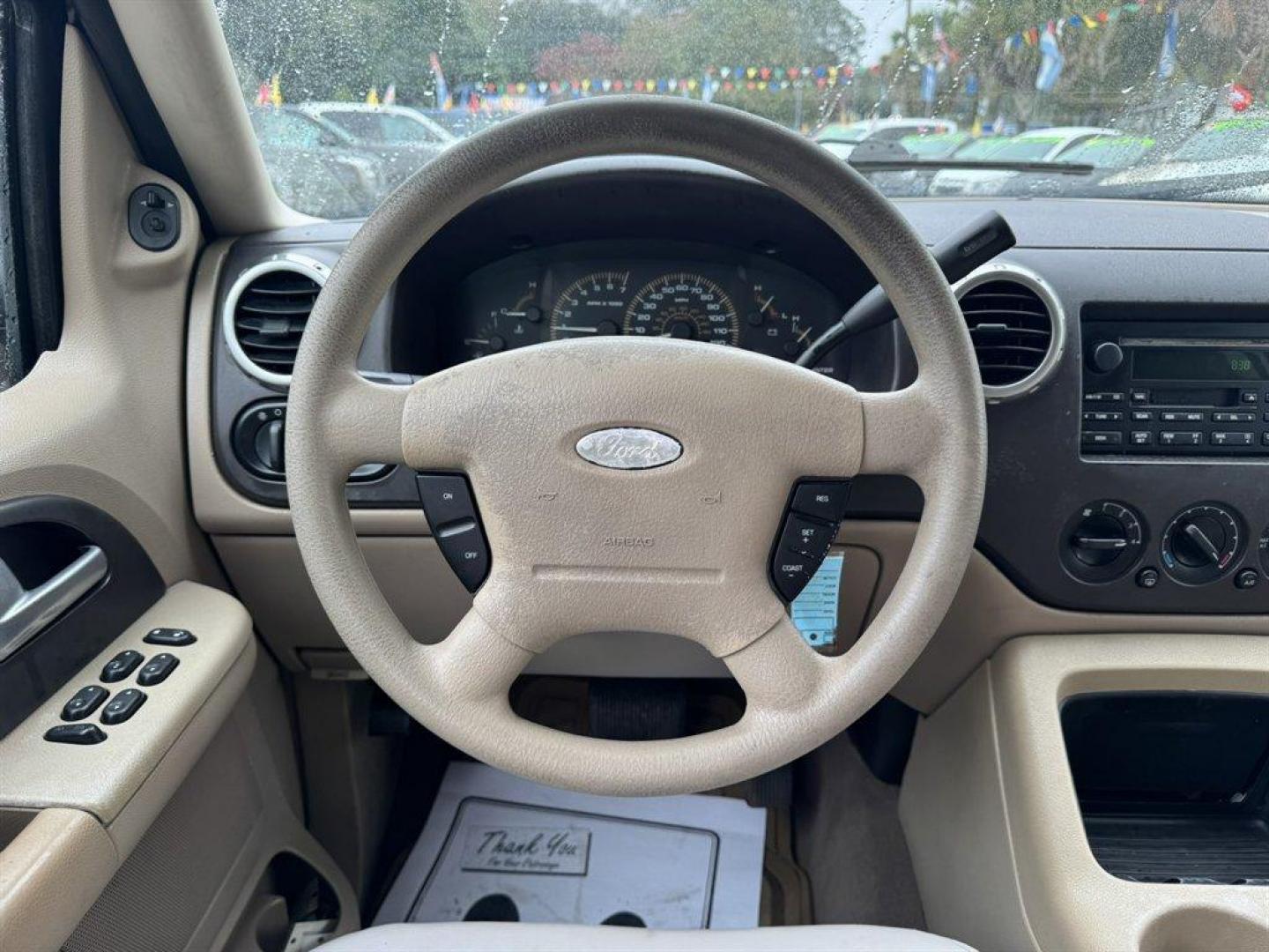 2003 Black /Tan Ford Expedition (1FMEU15W43L) with an 4.6l V8 EFI Sohc 4.6l engine, Automatic transmission, located at 745 East Steele Rd., West Columbia, SC, 29170, (803) 755-9148, 33.927212, -81.148483 - Special Internet Price! 2003 Ford Expedition XLT - Photo#7