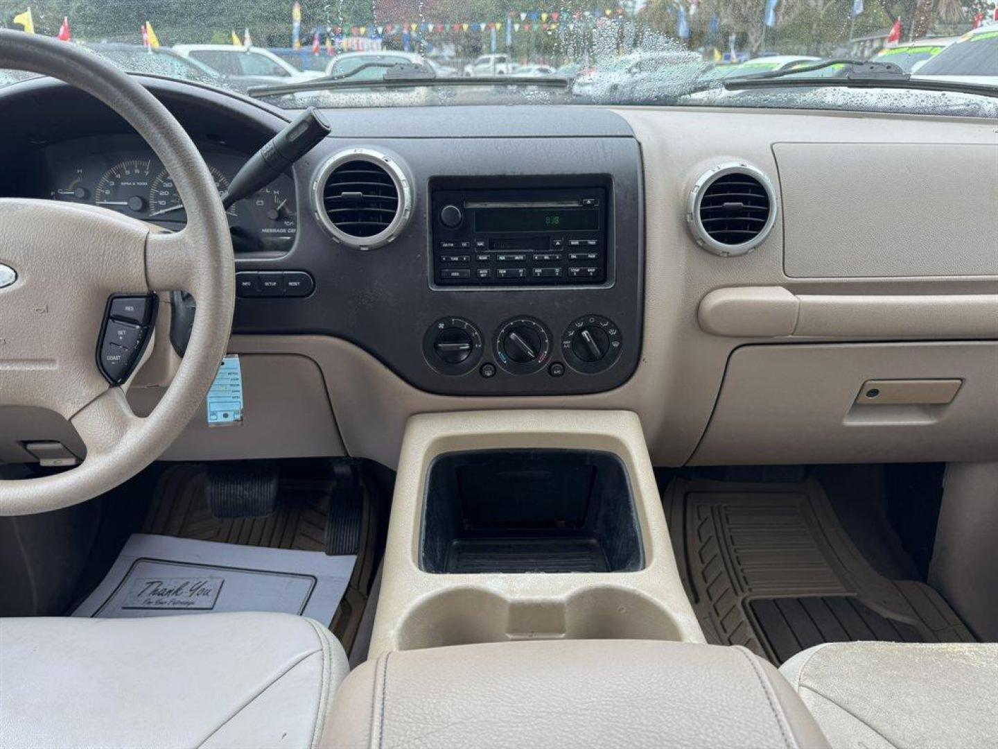 2003 Black /Tan Ford Expedition (1FMEU15W43L) with an 4.6l V8 EFI Sohc 4.6l engine, Automatic transmission, located at 745 East Steele Rd., West Columbia, SC, 29170, (803) 755-9148, 33.927212, -81.148483 - Special Internet Price! 2003 Ford Expedition XLT - Photo#11