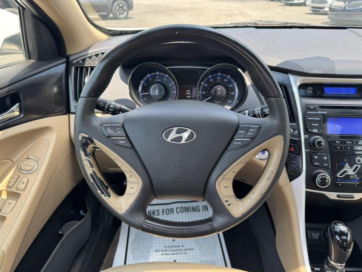 2013 White /Tan Hyundai Sonata Limited Auto (5NPEC4AC3DH) with an 2.4l I-4 DI Dohc 2.4l engine, Automatic transmission, located at 745 East Steele Rd., West Columbia, SC, 29170, (803) 755-9148, 33.927212, -81.148483 - Special Internet Price! 2013 Hyundai Sonata - Photo#7
