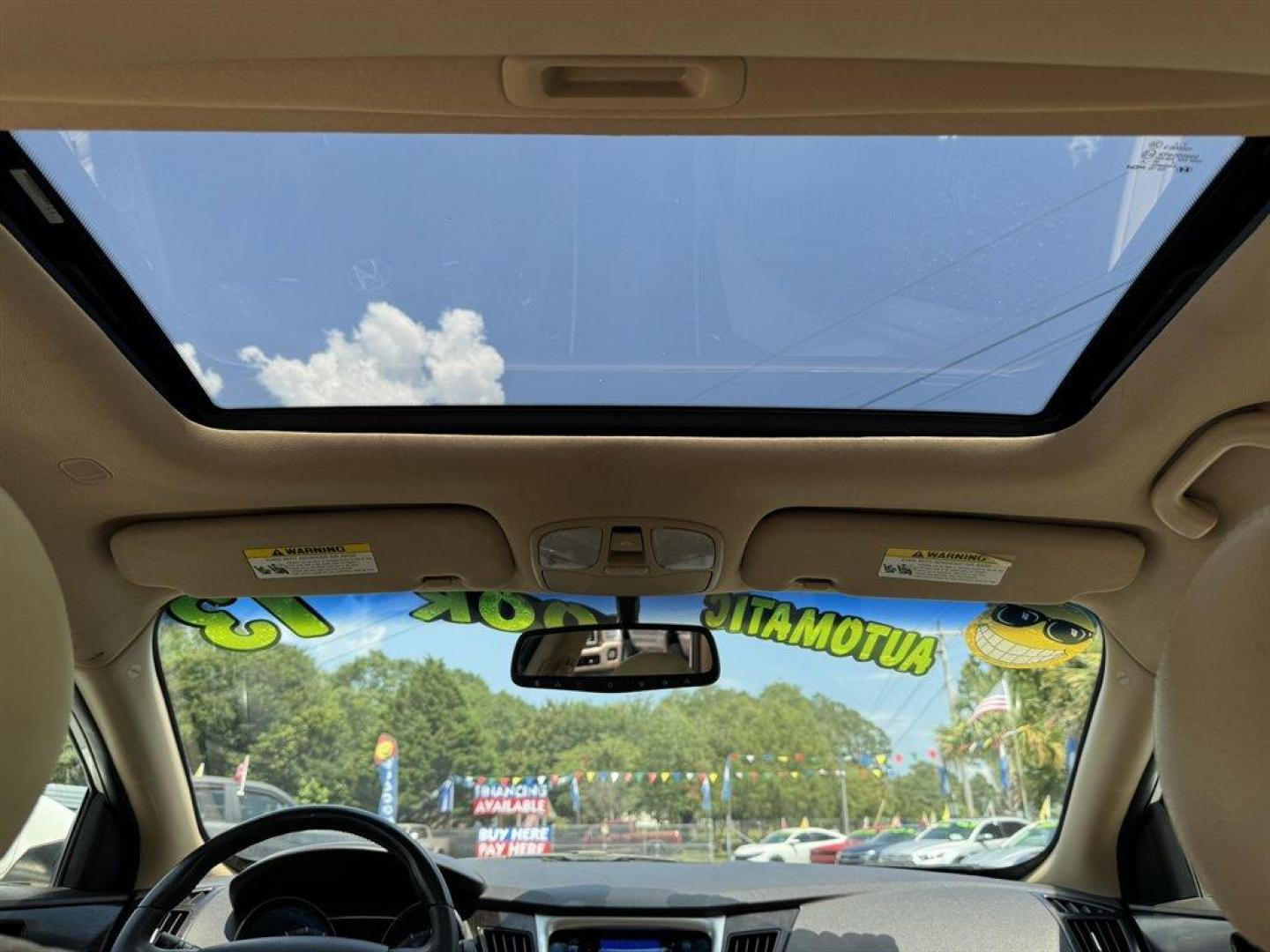 2013 White /Tan Hyundai Sonata Limited Auto (5NPEC4AC3DH) with an 2.4l I-4 DI Dohc 2.4l engine, Automatic transmission, located at 745 East Steele Rd., West Columbia, SC, 29170, (803) 755-9148, 33.927212, -81.148483 - Special Internet Price! 2013 Hyundai Sonata - Photo#18