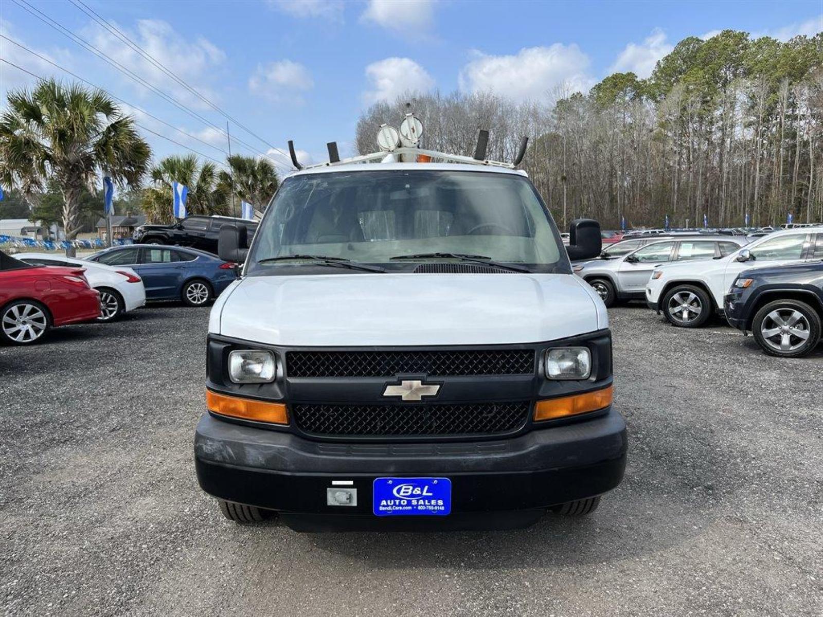 2011 White /Tan Chevrolet G2500 Vans (1GCWGFCB6B1) with an 6.0l V8 SFI CNG/GAS 6.0l engine, Automatic transmission, located at 745 East Steele Rd., West Columbia, SC, 29170, (803) 755-9148, 33.927212, -81.148483 - Special Internet Price! 2011 Chevrolet G2500! Ran by CNG fuel also known as compressed natural gas. This is an eco-friendly alternative to gasoline. - Photo #2
