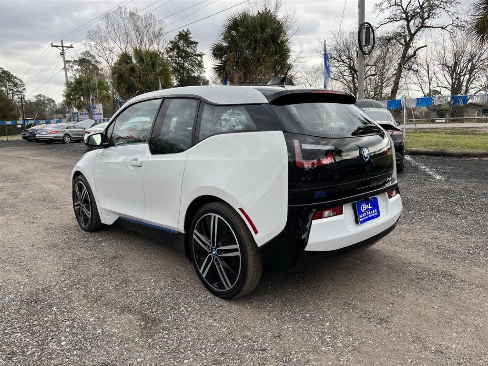 2015 White /Brown BMW i3 Base w/Range Extender (WBY1Z4C58FV) with an 22kw Elect 22kw engine, Automatic transmission, located at 745 East Steele Rd., West Columbia, SC, 29170, (803) 755-9148, 33.927212, -81.148483 - Special Internet Price! The 2015 BMI i3 with 22-kilowatt lithium-ion battery and produces 170 horsepower. The vehicle has a range of approximately 80 miles on a single charge. Advanced technology such as a navigation system, backup camera, Bluetooth, leather seats, plus more! - Photo #2