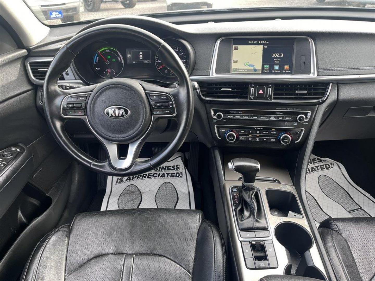 2017 Black /Black Kia Optima (KNAGU4LE0H5) with an 2.0l I-4 DI Dohc Hybrid 2 engine, Automatic transmission, located at 745 East Steele Rd., West Columbia, SC, 29170, (803) 755-9148, 33.927212, -81.148483 - Special Internet Price! 2017 Kia Optima Hybrid with Bluetooth, AM/FM/MP3/SiriusXM Premium Audio System, Backup Camera, Navigation, Cruise Control, Remote Keyless Entry, Black Leather Interior, Heated Front Seats, Dual Zone Front Automatic Air Conditioning, Plus More! - Photo#4