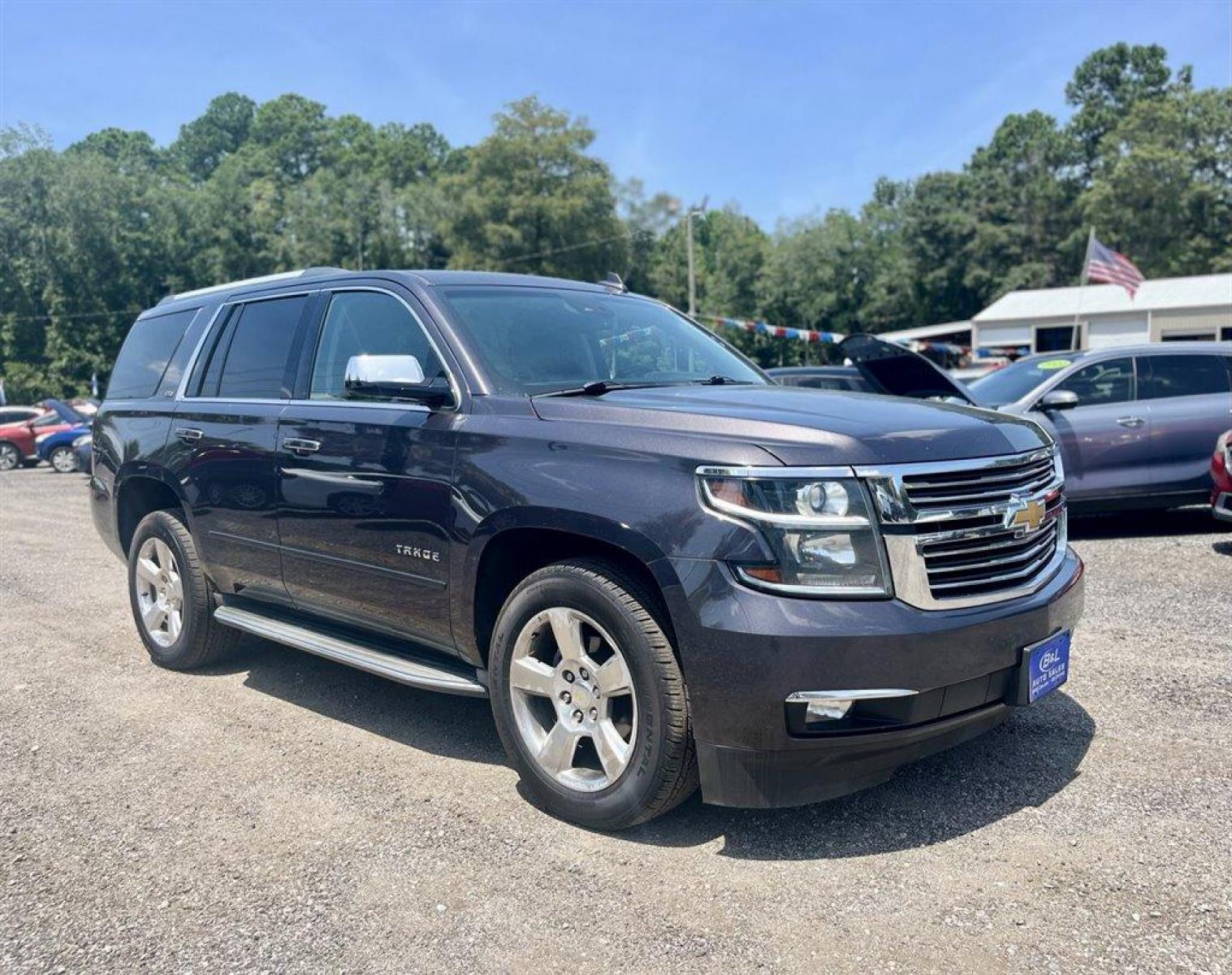 2016 Black /Black Chevrolet Tahoe LTZ 2WD (1GNSCCKC4GR) with an 5.3l V8 DI VVT Flex 5.3l engine, Automatic transmission, located at 745 East Steele Rd., West Columbia, SC, 29170, (803) 755-9148, 33.927212, -81.148483 - Special Internet Price! 2016 Chevrolet Tahoe LTZ with SiriusXM Satellite Radio, Bluetooth, Leather interior, Sunroof, Navigation, Backup camera, Power fold 3rd row, Cruise control, Push to start, Powered front seats, Lane Keep Assist, Plus more! - Photo #3