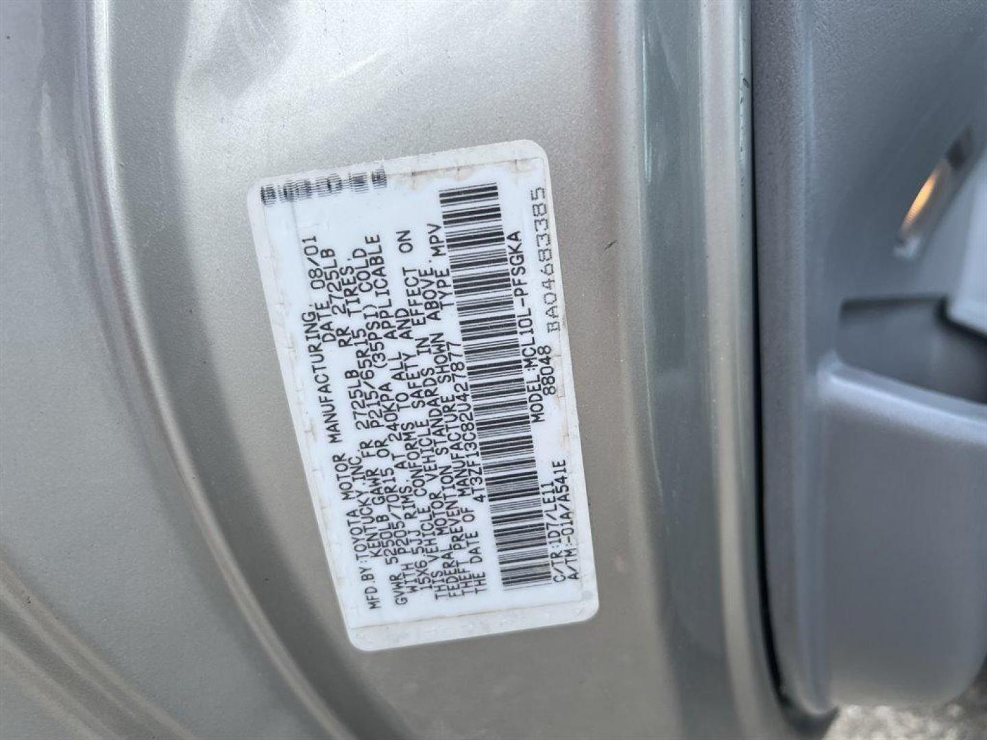 2002 Silver /Grey Toyota Sienna (4T3ZF13C82U) with an 3.0l V6 MPI Dohc 3.0l engine, Automatic transmission, located at 745 East Steele Rd., West Columbia, SC, 29170, (803) 755-9148, 33.927212, -81.148483 - Special Internet Price! BUY HERE, PAY HERE - $680 DOWN PAYMENT! 2002 Toyota Sienna With Leather Interior, 3rd Row Seating, Cruise Control, Sunroof, Dual sliding doors, Roof rack, JBL premium AM/FM stereo w/cassette/compact disc, 8 speakers, Plus More! - Photo#28