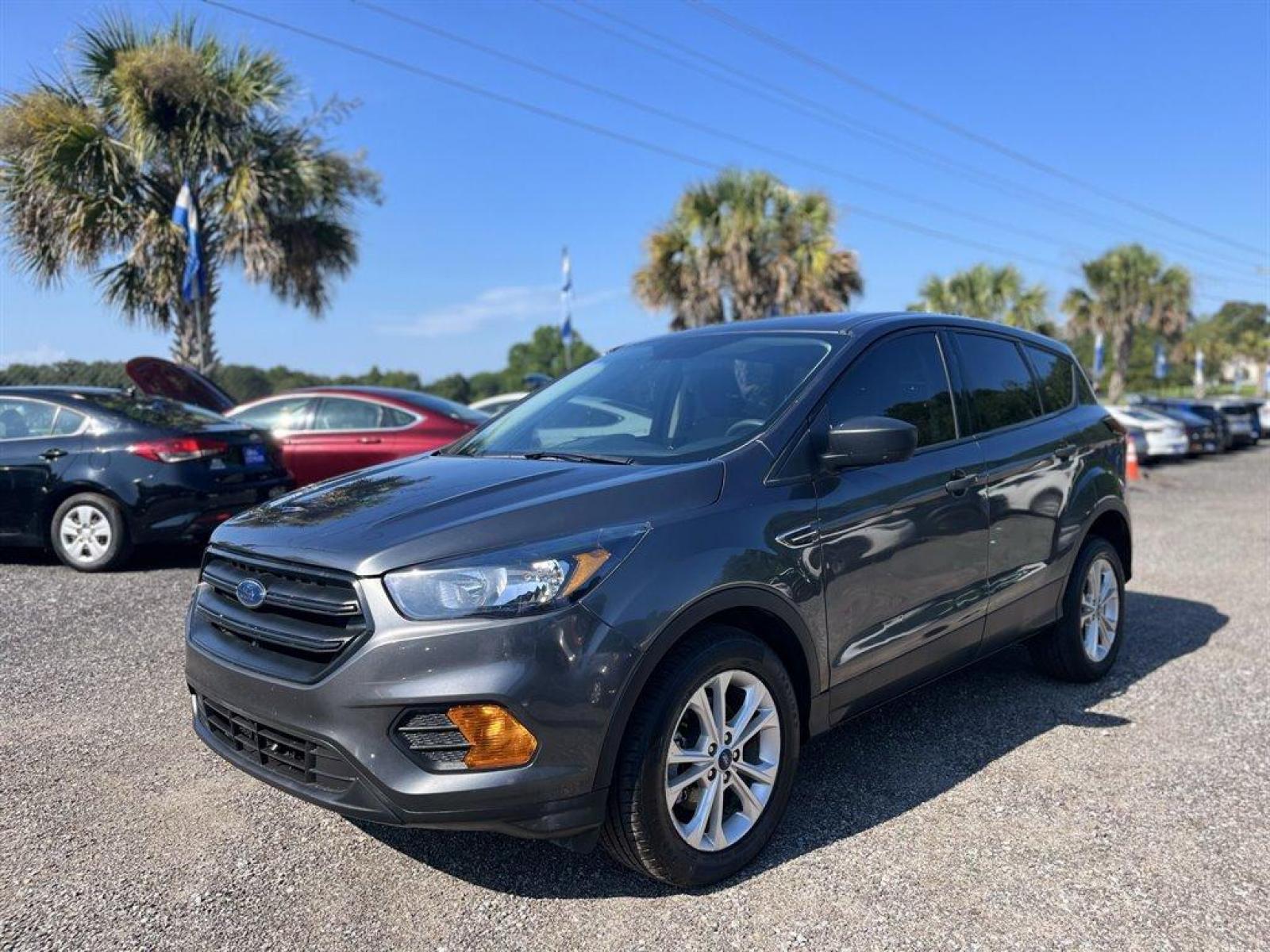 2019 Grey /Grey Ford Escape S (1FMCU0F72KU) with an 2.5l I-4 Smpi Dohc 2.5l engine, Automatic transmission, located at 745 East Steele Rd., West Columbia, SC, 29170, (803) 755-9148, 33.927212, -81.148483 - Special Internet Price! 2019 Ford Escape S with Radio w/Seek-Scan, Clock, Steering Wheel Controls, Bluetooth, Cloth Front Bucket Seats, Manual Air Conditioning, Rear 60-40 Folding Split-Bench, Cruise Control, Remote Keyless Entry, Plus more! - Photo #0