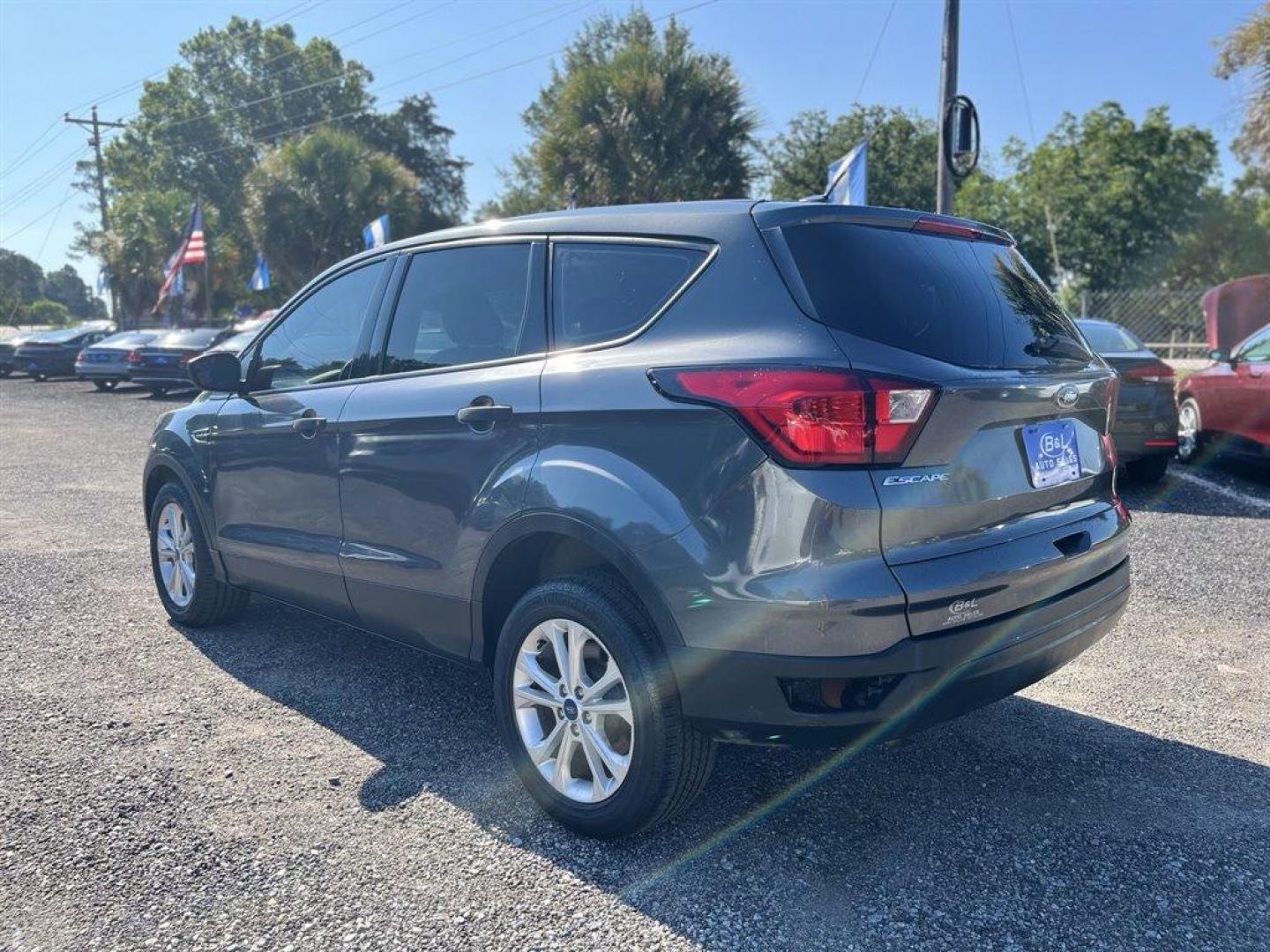 2019 Grey /Grey Ford Escape S (1FMCU0F72KU) with an 2.5l I-4 Smpi Dohc 2.5l engine, Automatic transmission, located at 745 East Steele Rd., West Columbia, SC, 29170, (803) 755-9148, 33.927212, -81.148483 - Special Internet Price! 2019 Ford Escape S with Radio w/Seek-Scan, Clock, Steering Wheel Controls, Bluetooth, Cloth Front Bucket Seats, Manual Air Conditioning, Rear 60-40 Folding Split-Bench, Cruise Control, Remote Keyless Entry, Plus more! - Photo#1