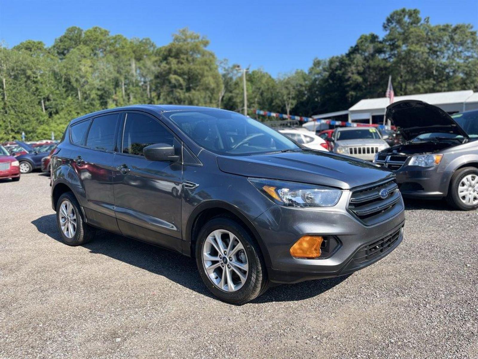 2019 Grey /Grey Ford Escape S (1FMCU0F72KU) with an 2.5l I-4 Smpi Dohc 2.5l engine, Automatic transmission, located at 745 East Steele Rd., West Columbia, SC, 29170, (803) 755-9148, 33.927212, -81.148483 - Special Internet Price! 2019 Ford Escape S with Radio w/Seek-Scan, Clock, Steering Wheel Controls, Bluetooth, Cloth Front Bucket Seats, Manual Air Conditioning, Rear 60-40 Folding Split-Bench, Cruise Control, Remote Keyless Entry, Plus more! - Photo #3