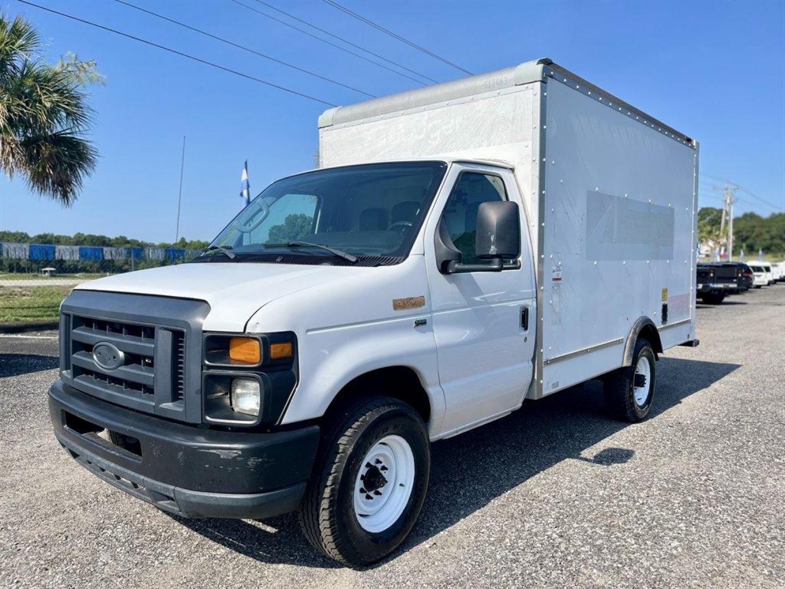 2015 White /Grey Ford Commercial Vans (1FDWE3FL3FD) with an 5.4l V8 SFI Sohc Flex 5.4 engine, Automatic transmission, located at 745 East Steele Rd., West Columbia, SC, 29170, (803) 755-9148, 33.927212, -81.148483 - Special Internet Price! 2015 FORD COMMERCIAL VAN E350 - Photo #0
