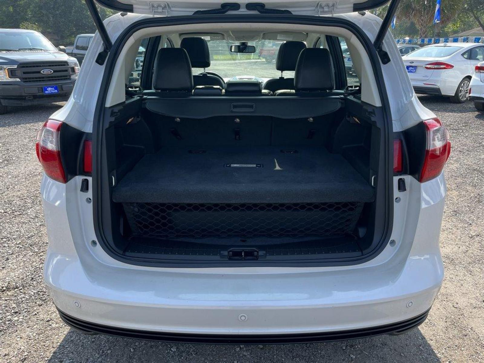 2014 White /Black Ford C-MAX SEL (1FADP5CU8EL) with an 2.0l I-4 Smpi Dohc Phev 2 engine, Automatic transmission, located at 745 East Steele Rd., West Columbia, SC, 29170, (803) 755-9148, 33.927212, -81.148483 - Special Internet Price! 2014 FORD C-MAX SEL with AM/FM/CD/MP3,Radio w/Seek-Scan, Cruise Control w/Steering Wheel Controls, Leather interior, Front powered seats, Panoramic sunroof, Backup camera, Navigation, Bluetooth, Plus more! - Photo #32