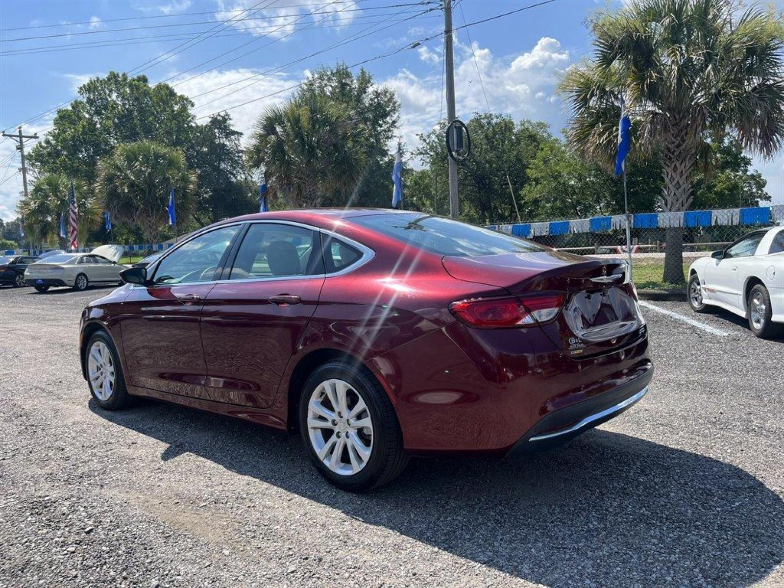 2016 Burgundy /Tan Chrysler 200 (1C3CCCAB6GN) with an 2.4l I-4 Smpi Dohc VVT 2. engine, Automatic transmission, located at 745 East Steele Rd., West Columbia, SC, 29170, (803) 755-9148, 33.927212, -81.148483 - Special Internet Price! 2016 Chrysler 200 with Bluetooth, Radio w/Seek-Scan, 1 LCD Monitor In The Front, Push to Start, Cruise Control, Remote Keyless Entry, Cloth Interior, Manual Air Conditioning, Plus More! - Photo #1