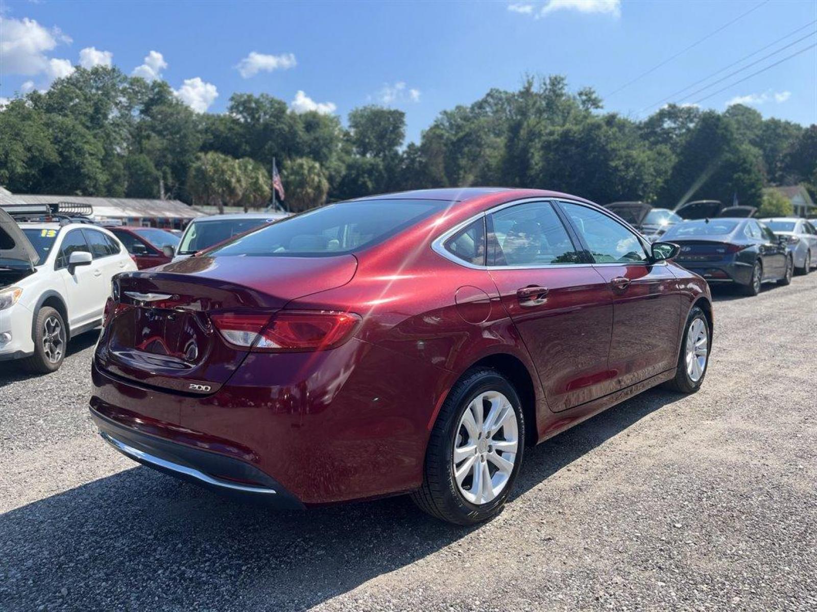 2016 Burgundy /Tan Chrysler 200 (1C3CCCAB6GN) with an 2.4l I-4 Smpi Dohc VVT 2. engine, Automatic transmission, located at 745 East Steele Rd., West Columbia, SC, 29170, (803) 755-9148, 33.927212, -81.148483 - Special Internet Price! 2016 Chrysler 200 with Bluetooth, Radio w/Seek-Scan, 1 LCD Monitor In The Front, Push to Start, Cruise Control, Remote Keyless Entry, Cloth Interior, Manual Air Conditioning, Plus More! - Photo #2