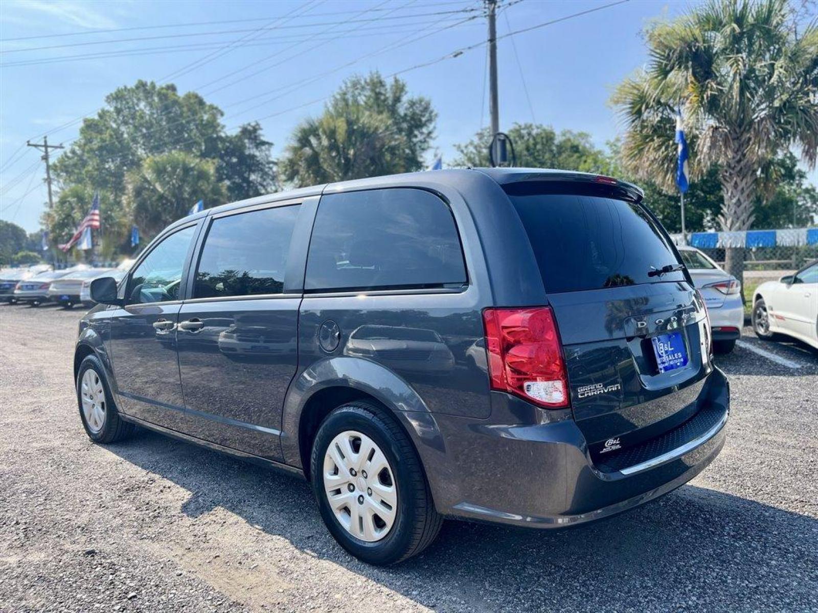 2019 Grey /Black Dodge Grand Caravan (2C4RDGBG3KR) with an 3.6l V6 MPI Dohc VVT Flex engine, Automatic transmission, located at 745 East Steele Rd., West Columbia, SC, 29170, (803) 755-9148, 33.927212, -81.148483 - Special Internet Price! 2019 Dodge Grand Caravan SE with Radio w/Seek-Scan, Aux Port, 6.5 Touchscreen Display, Cruise Control, Bluetooth, Backup Camera, Second Row Captains Seats, 3rd Row Bench Split Seat, Stow N' Go 3rd Row Split Bench Seat, Cloth Interior, Dual Zone Front Manual Air Conditioning, - Photo #1