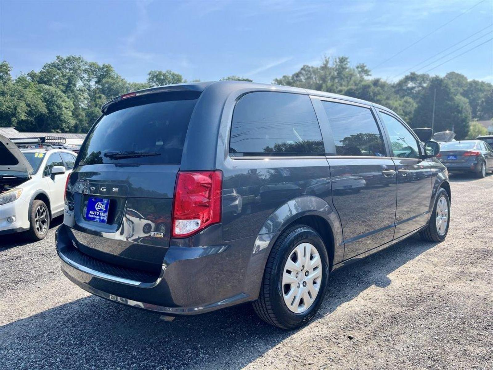 2019 Grey /Black Dodge Grand Caravan (2C4RDGBG3KR) with an 3.6l V6 MPI Dohc VVT Flex engine, Automatic transmission, located at 745 East Steele Rd., West Columbia, SC, 29170, (803) 755-9148, 33.927212, -81.148483 - Special Internet Price! 2019 Dodge Grand Caravan SE with Radio w/Seek-Scan, Aux Port, 6.5 Touchscreen Display, Cruise Control, Bluetooth, Backup Camera, Second Row Captains Seats, 3rd Row Bench Split Seat, Stow N' Go 3rd Row Split Bench Seat, Cloth Interior, Dual Zone Front Manual Air Conditioning, - Photo #2