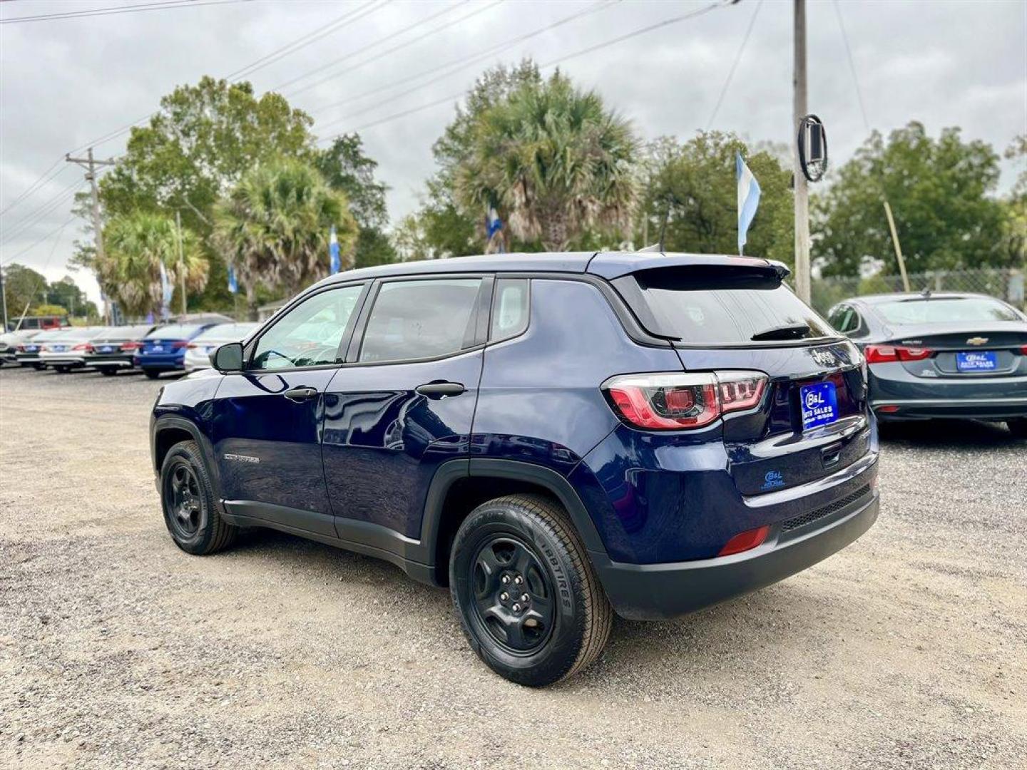 2019 Blue /Tan Jeep Compass (3C4NJCAB4KT) with an 2.4l I-4 MPI Sohc 2.4l engine, Automatic transmission, located at 745 East Steele Rd., West Columbia, SC, 29170, (803) 755-9148, 33.927212, -81.148483 - Special Internet Price! 2019 Jeep Compass with Uconnect 4 with 7 Display, Backup camera, Cruise Control w/Steering Wheel Controls, Dual Zone Front Automatic Air Conditioning, Cloth interior, Remote Keyless Entry, Proximity Key For Push Button Start Only, Plus more! - Photo#1